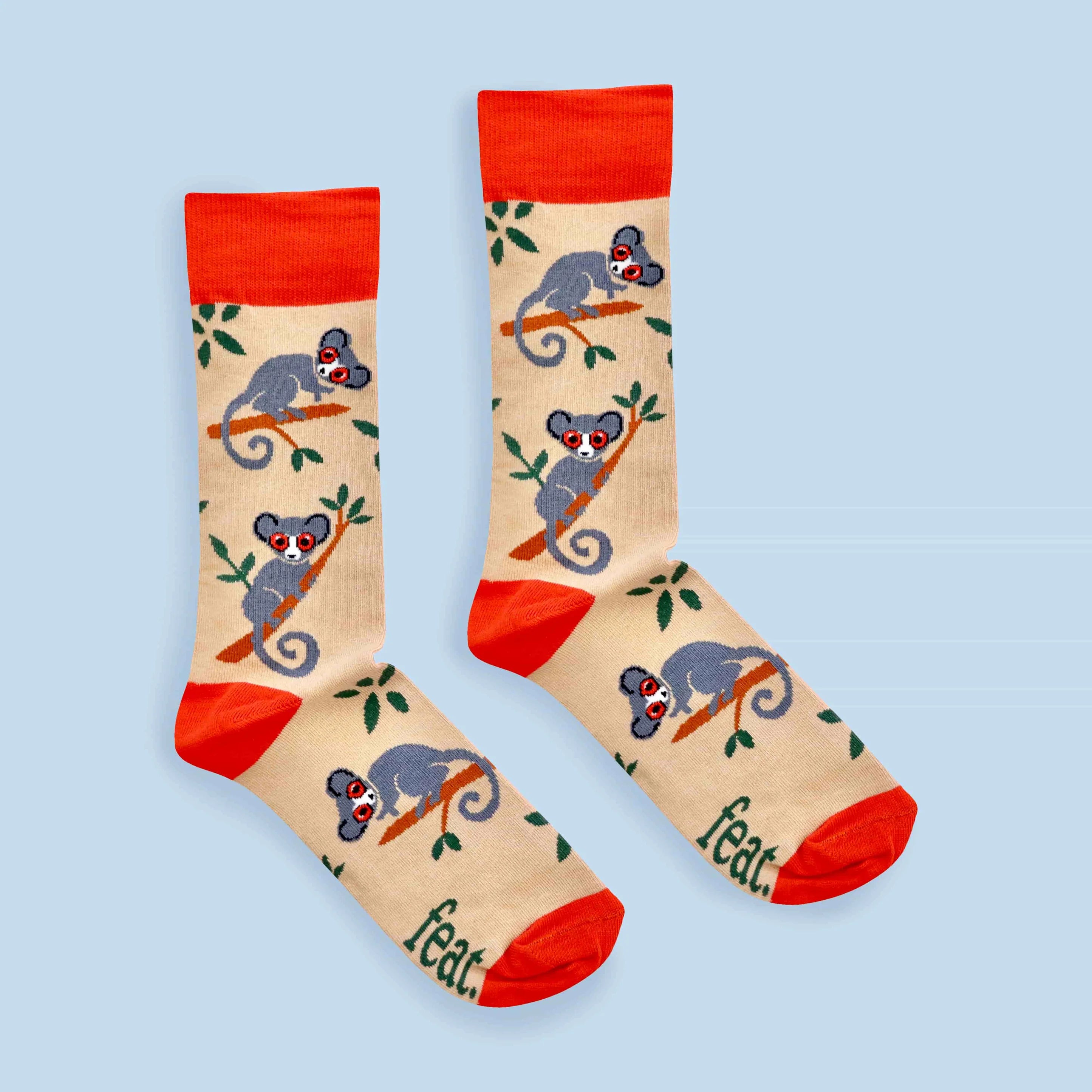 Bushbaby Socks (His & Hers sizes)