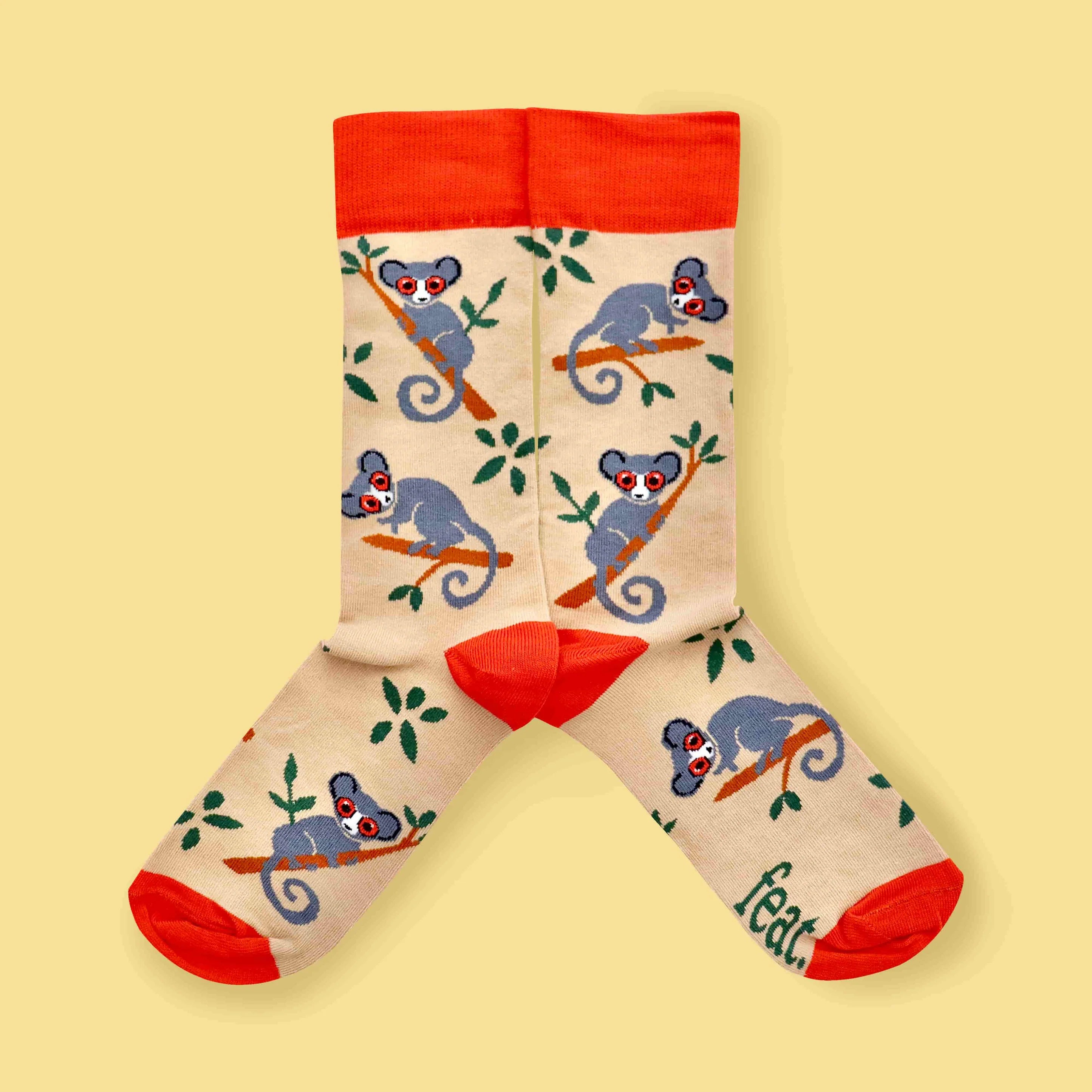 Bushbaby Socks (His & Hers sizes)