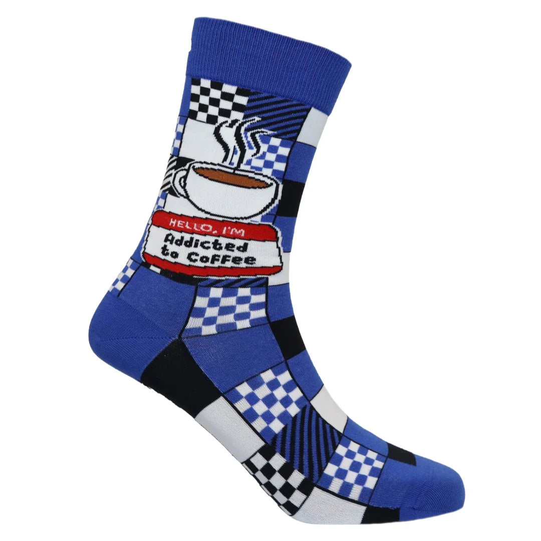 Men's "Coffee Addict" Cotton Socks