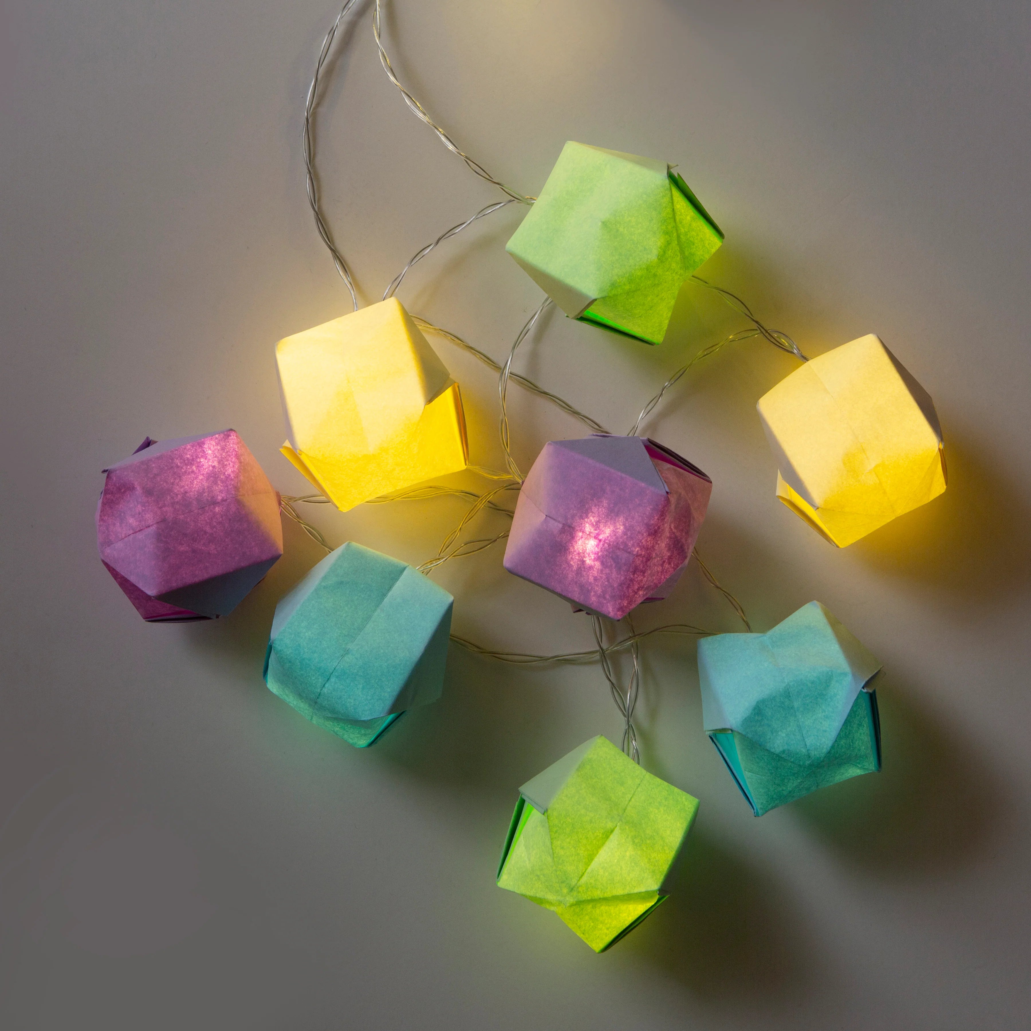 Make Your Own Origami String Lights Kit