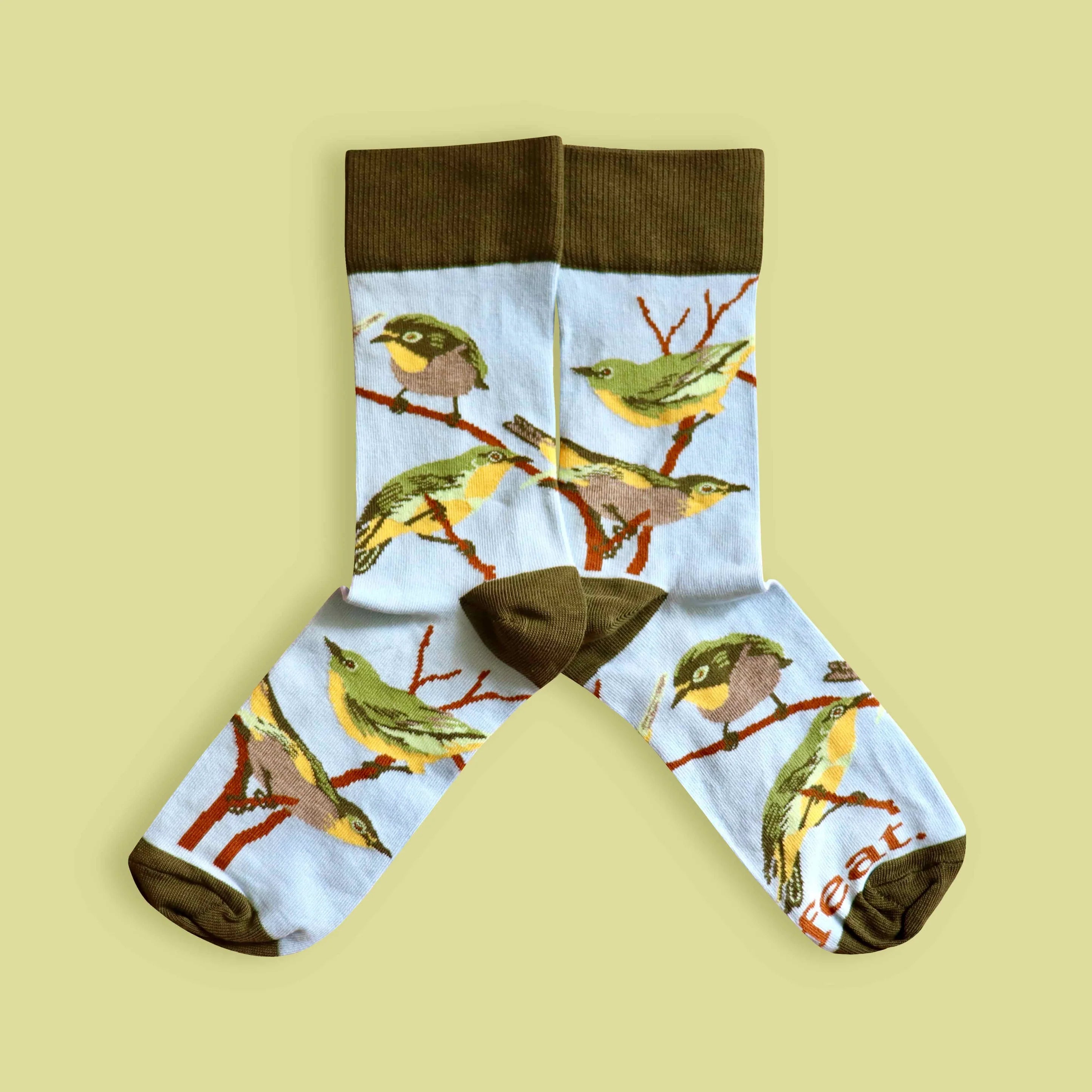 Cape White-Eye Socks (His & Hers sizes)