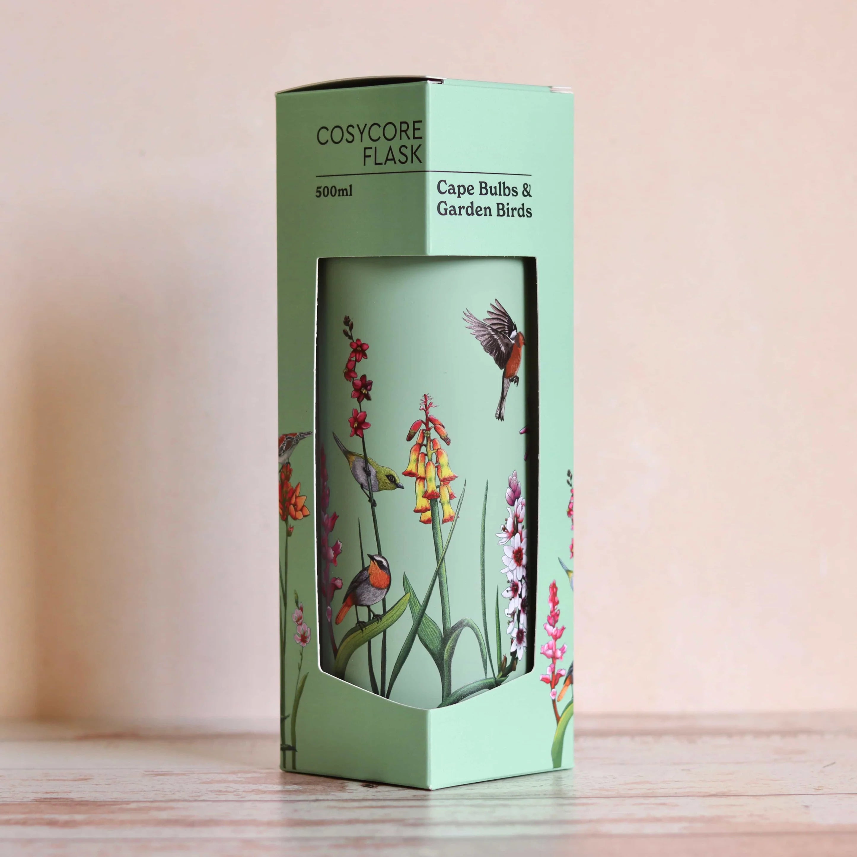 CosyCore Stainless Steel Flasks – Cape Bulbs & Birds