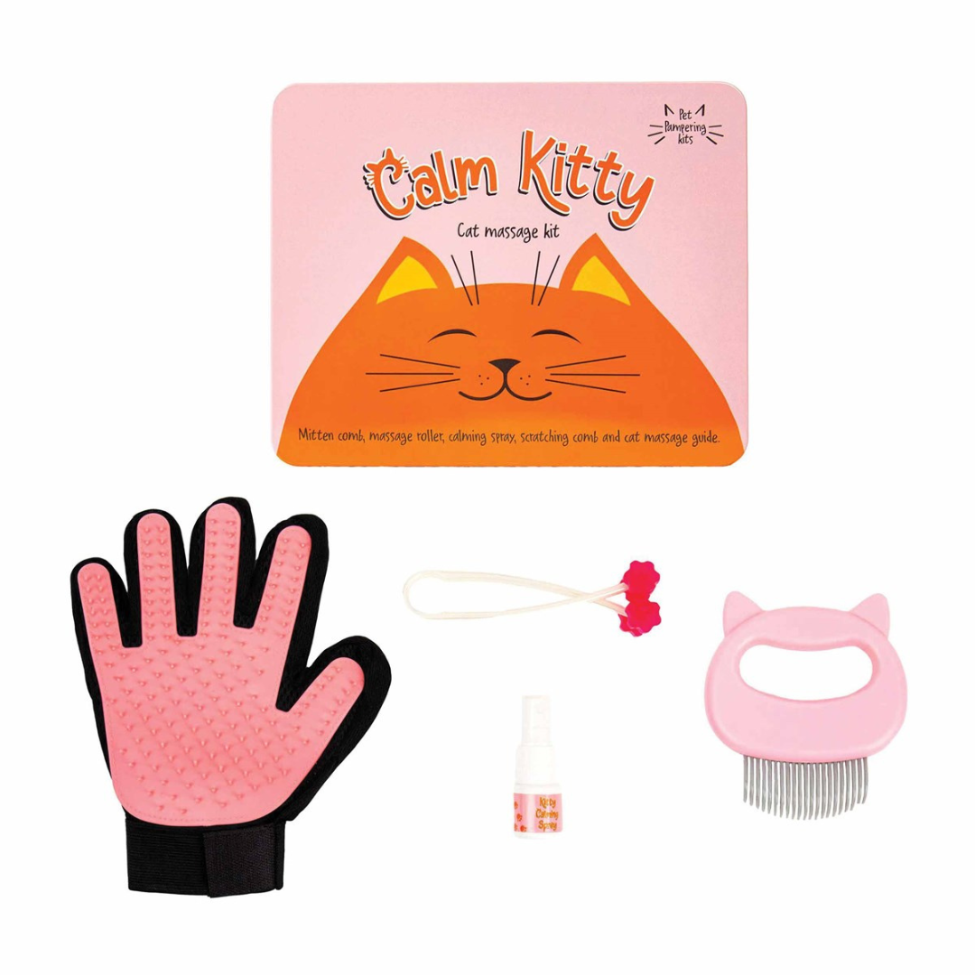 Calm Kitty Cat Massage Kit