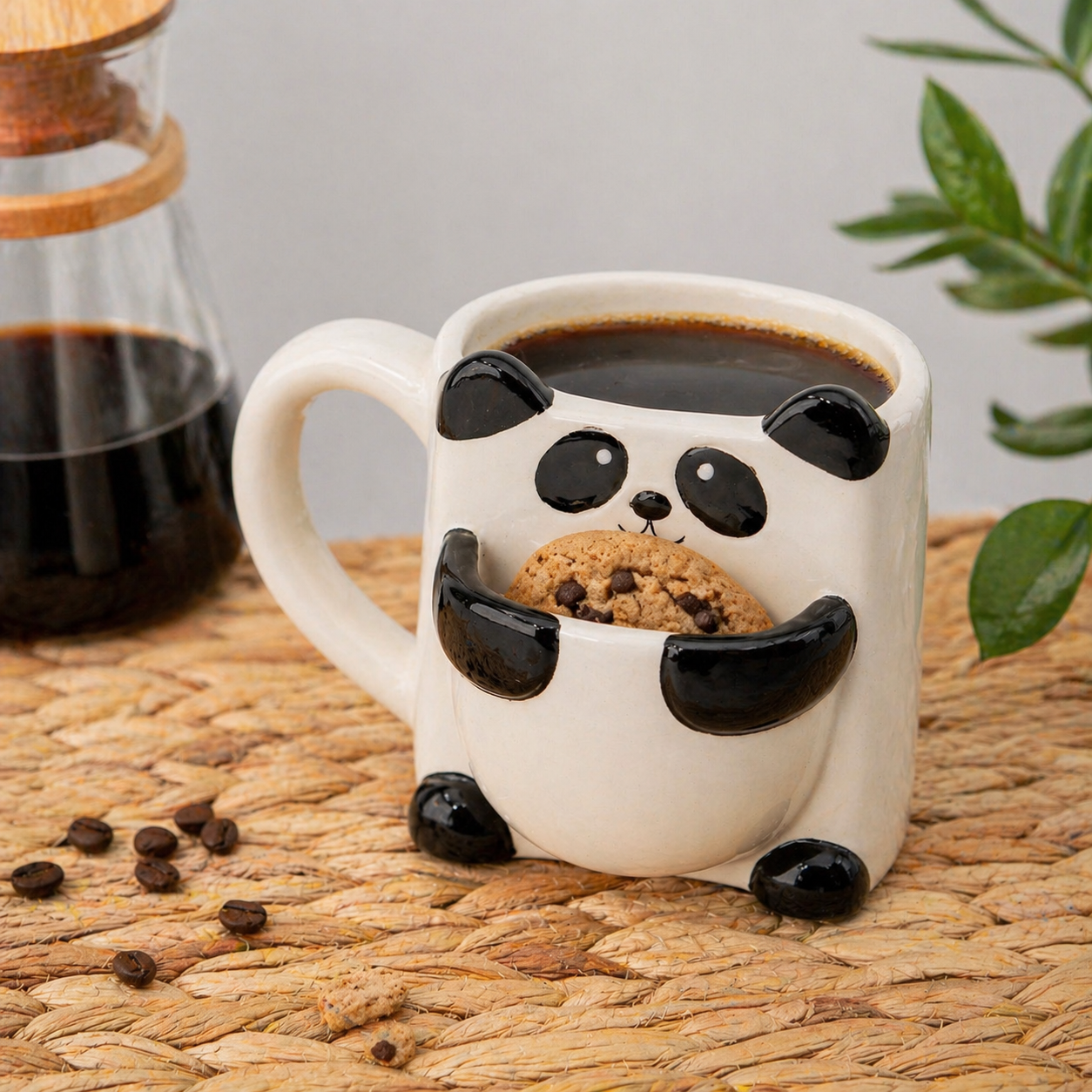 Panda Biscuit Pocket Mug