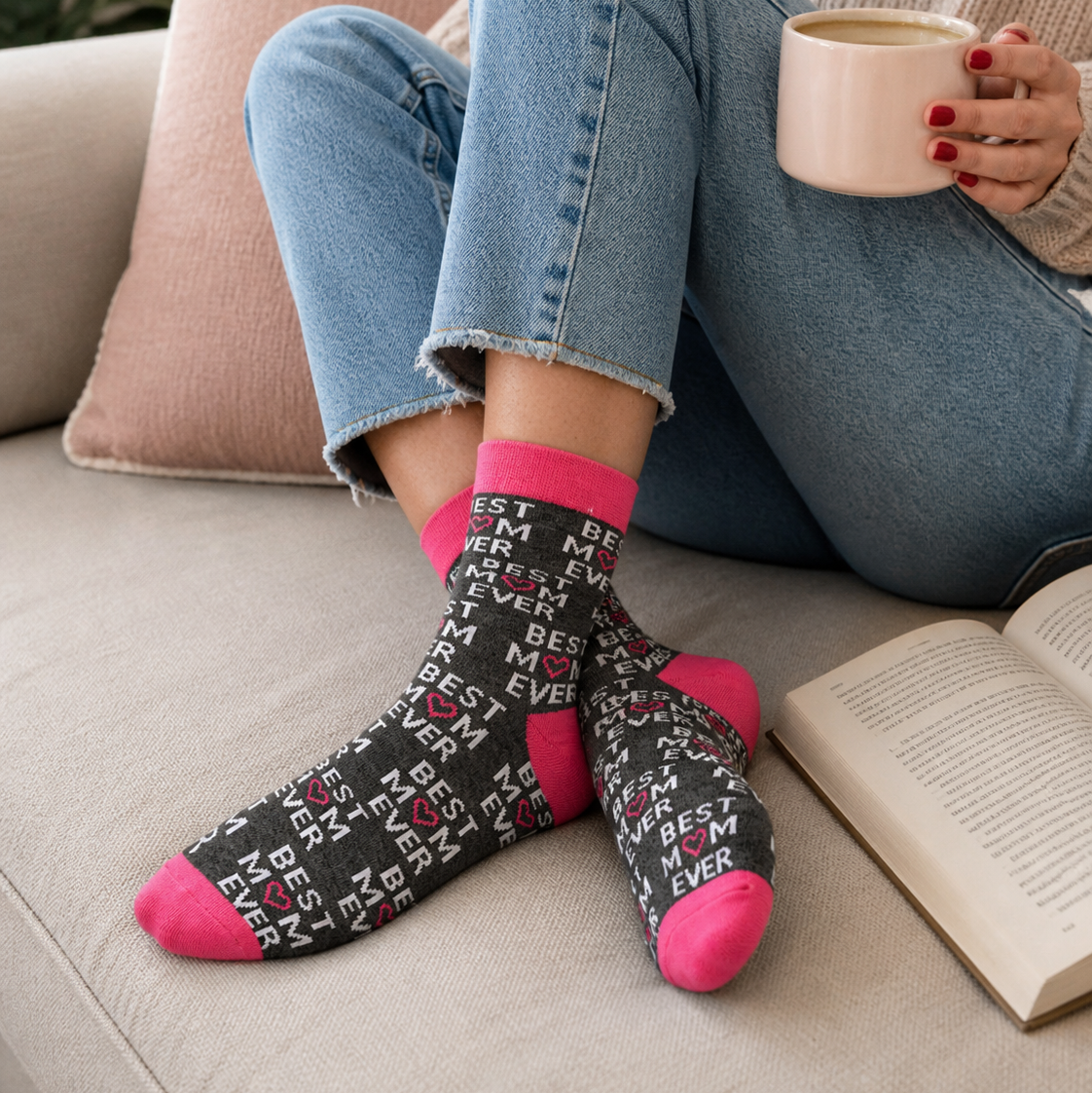 "Best Mom Ever" Socks