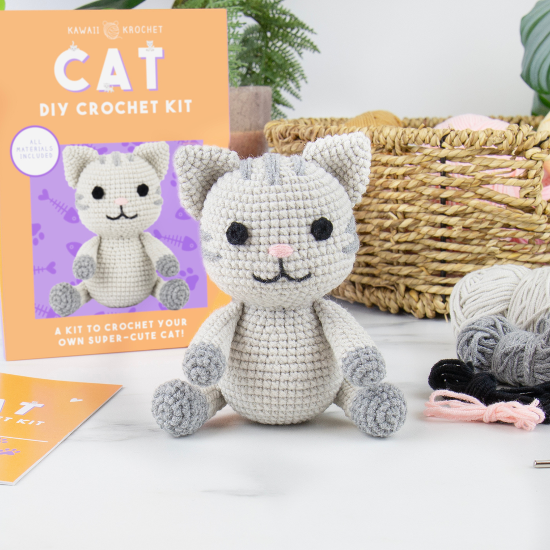 DIY Kawaii Crochet Kit – Cat