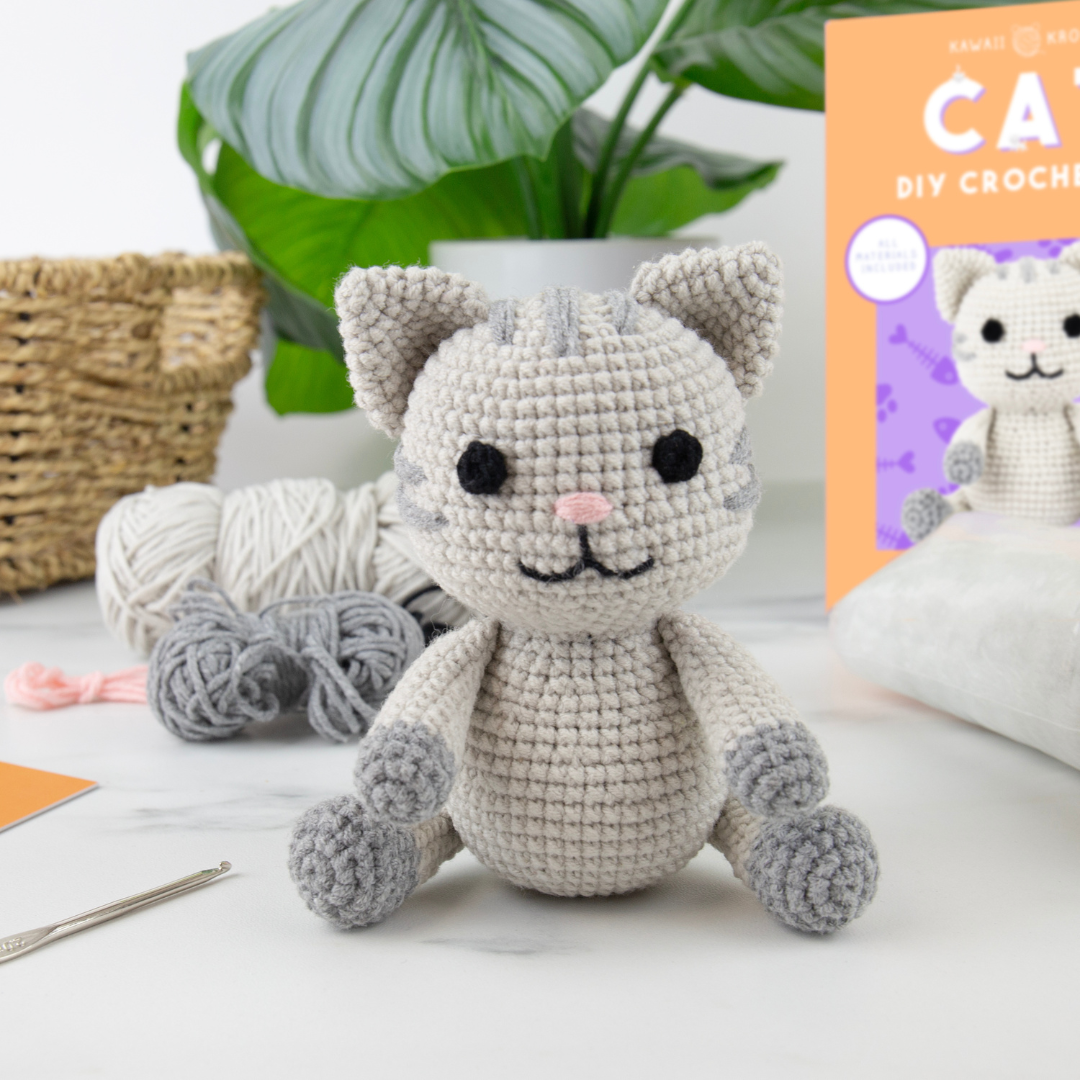 DIY Kawaii Crochet Kit – Cat