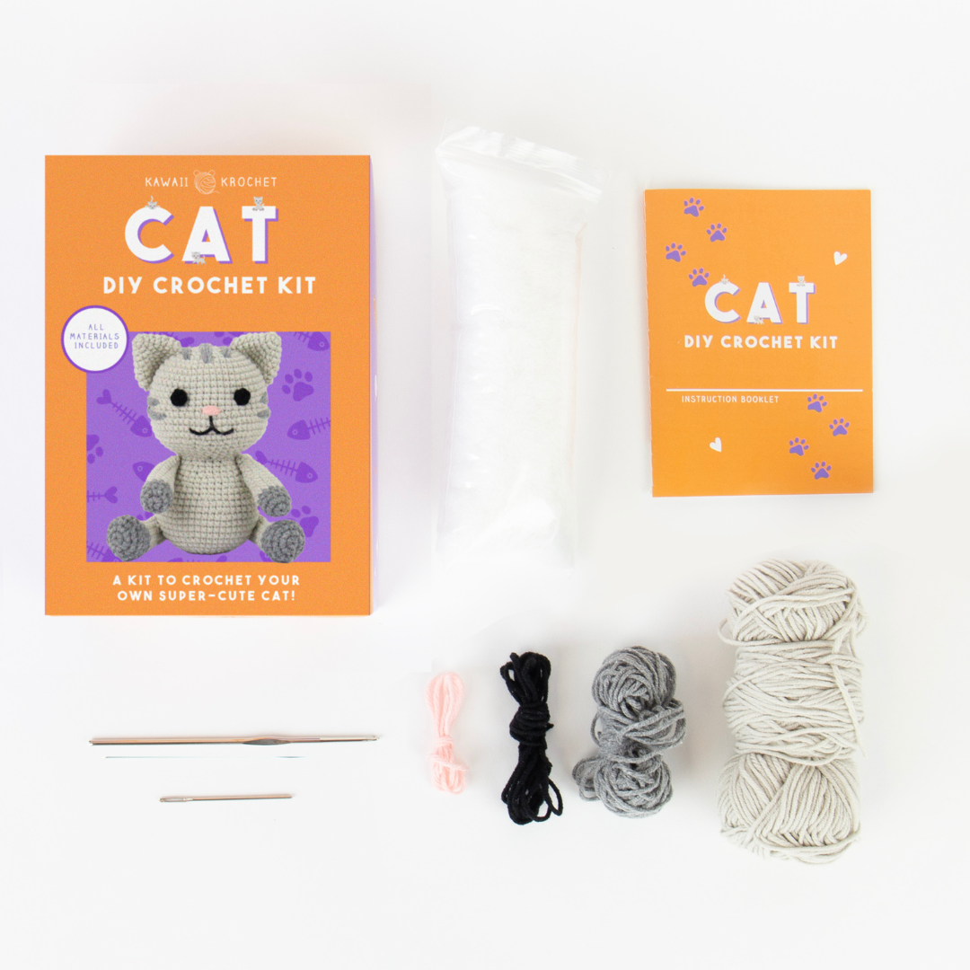 DIY Kawaii Crochet Kit – Cat