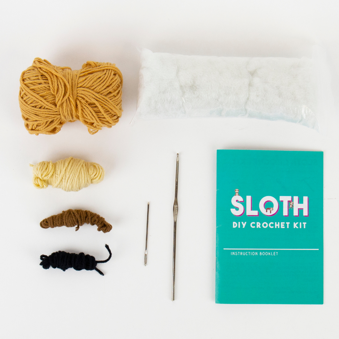 DIY Kawaii Crochet Kit – Sloth