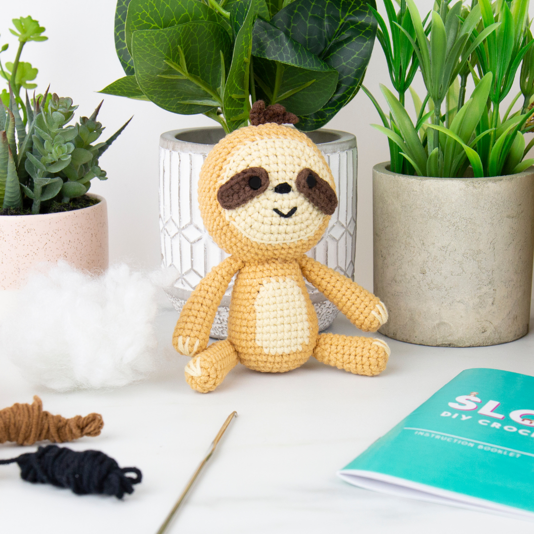 DIY Kawaii Crochet Kit – Sloth