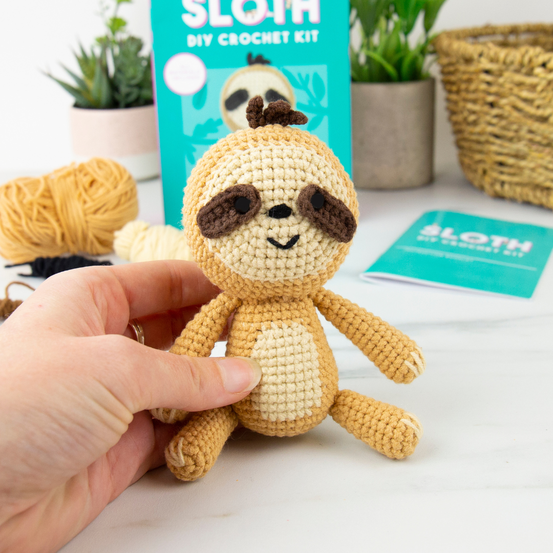 DIY Kawaii Crochet Kit – Sloth