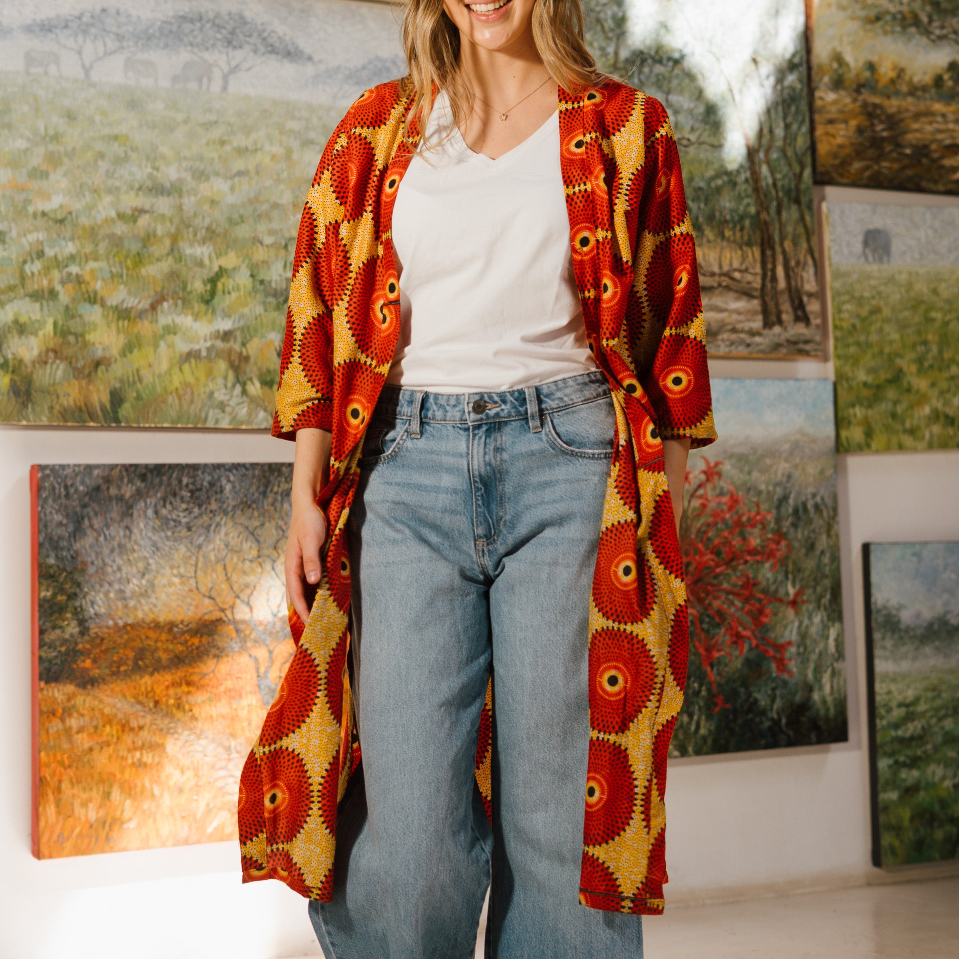 African Wax Print Multi-Wear Kimonos (new styles added!)