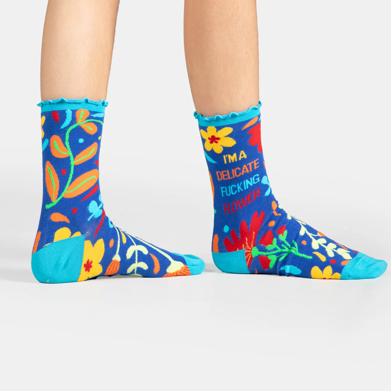 Ladies' "Delicate F***ing Flower" Socks