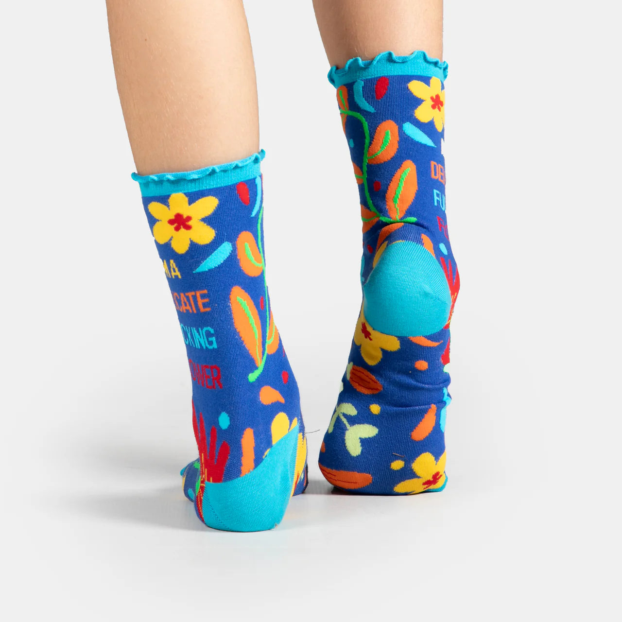 Ladies' "Delicate F***ing Flower" Socks