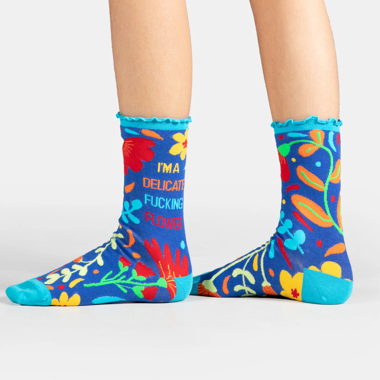 Ladies' "Delicate F***ing Flower" Socks