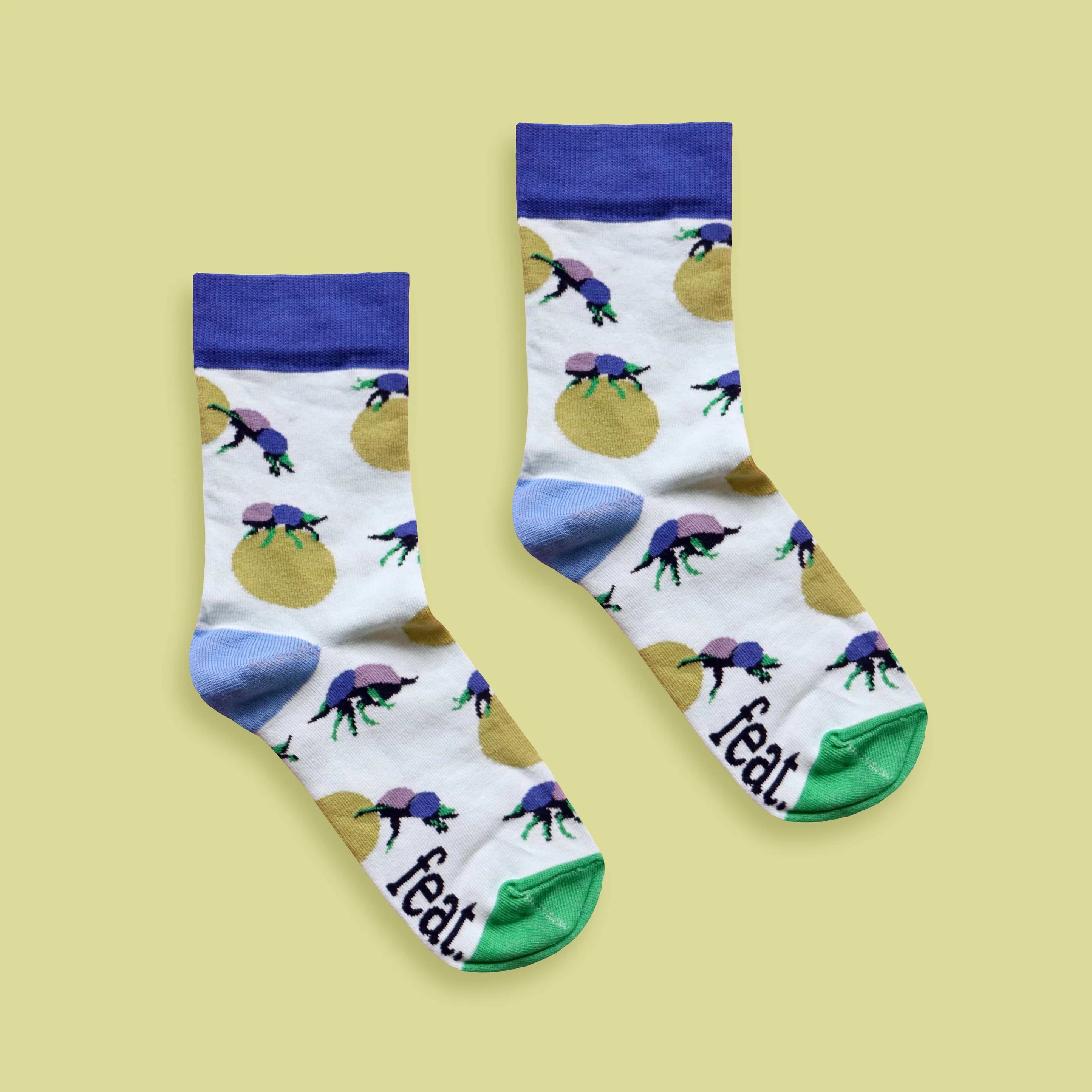 Dung Beetle Socks (His & Hers sizes)