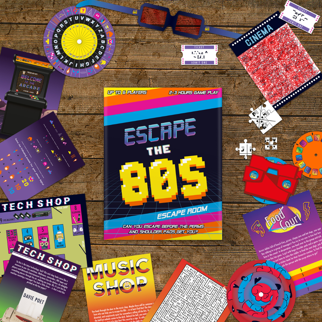 "Escape the 80s" Escape Room Game