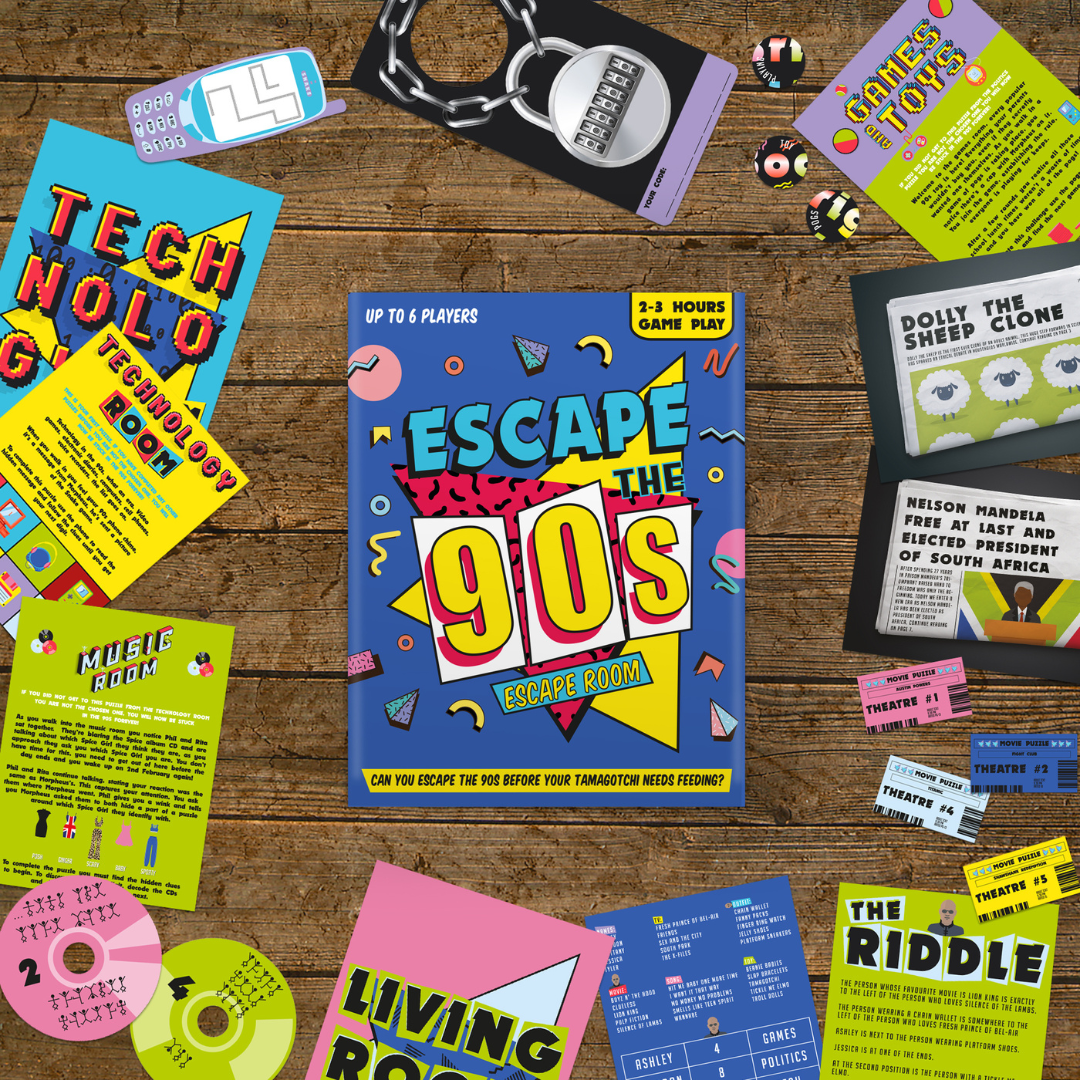 "Escape the 90s" Escape Room Game