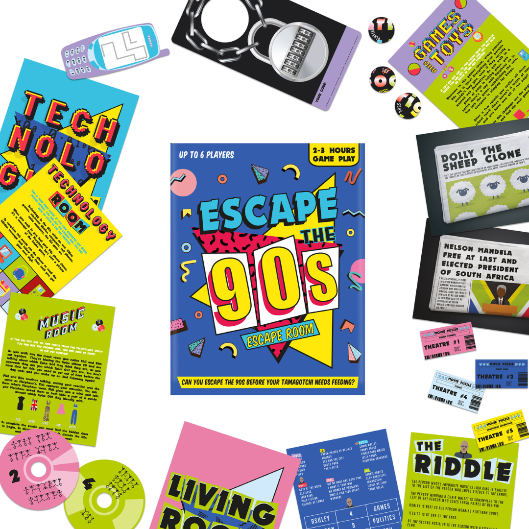 "Escape the 90s" Escape Room Game