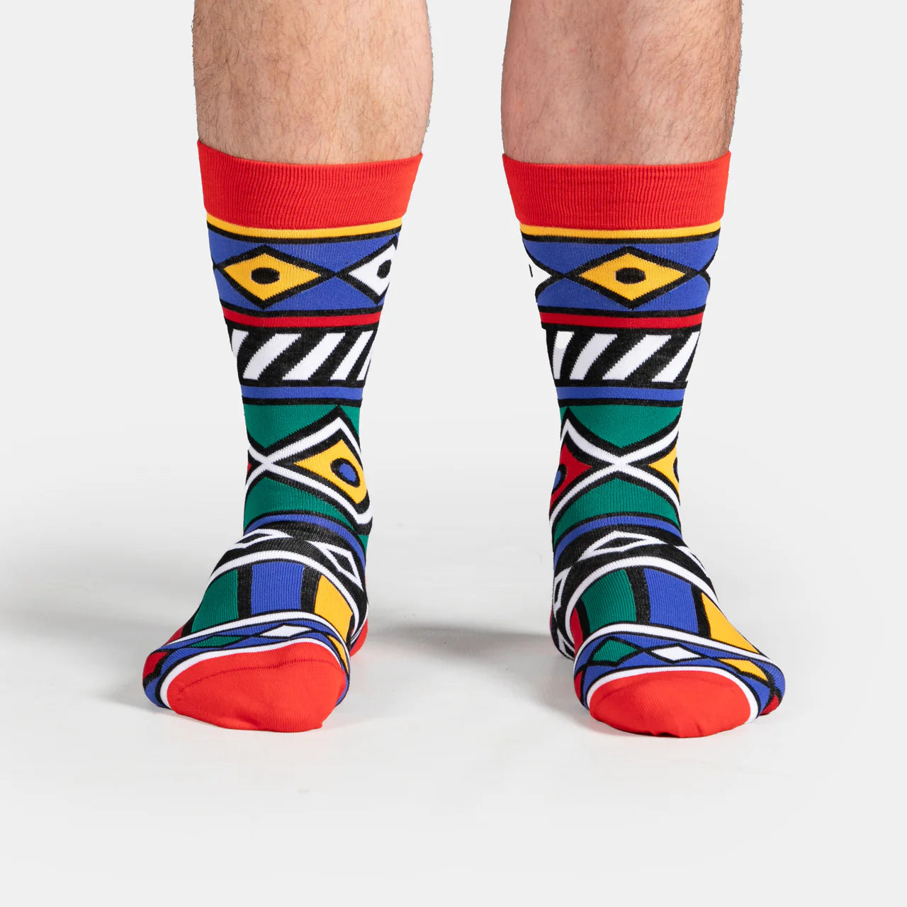 Men's Bright Ndebele Socks