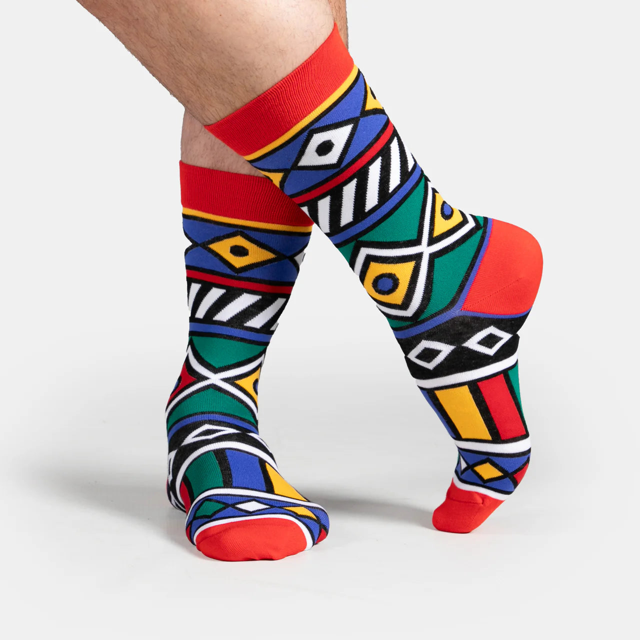 Men's Bright Ndebele Socks