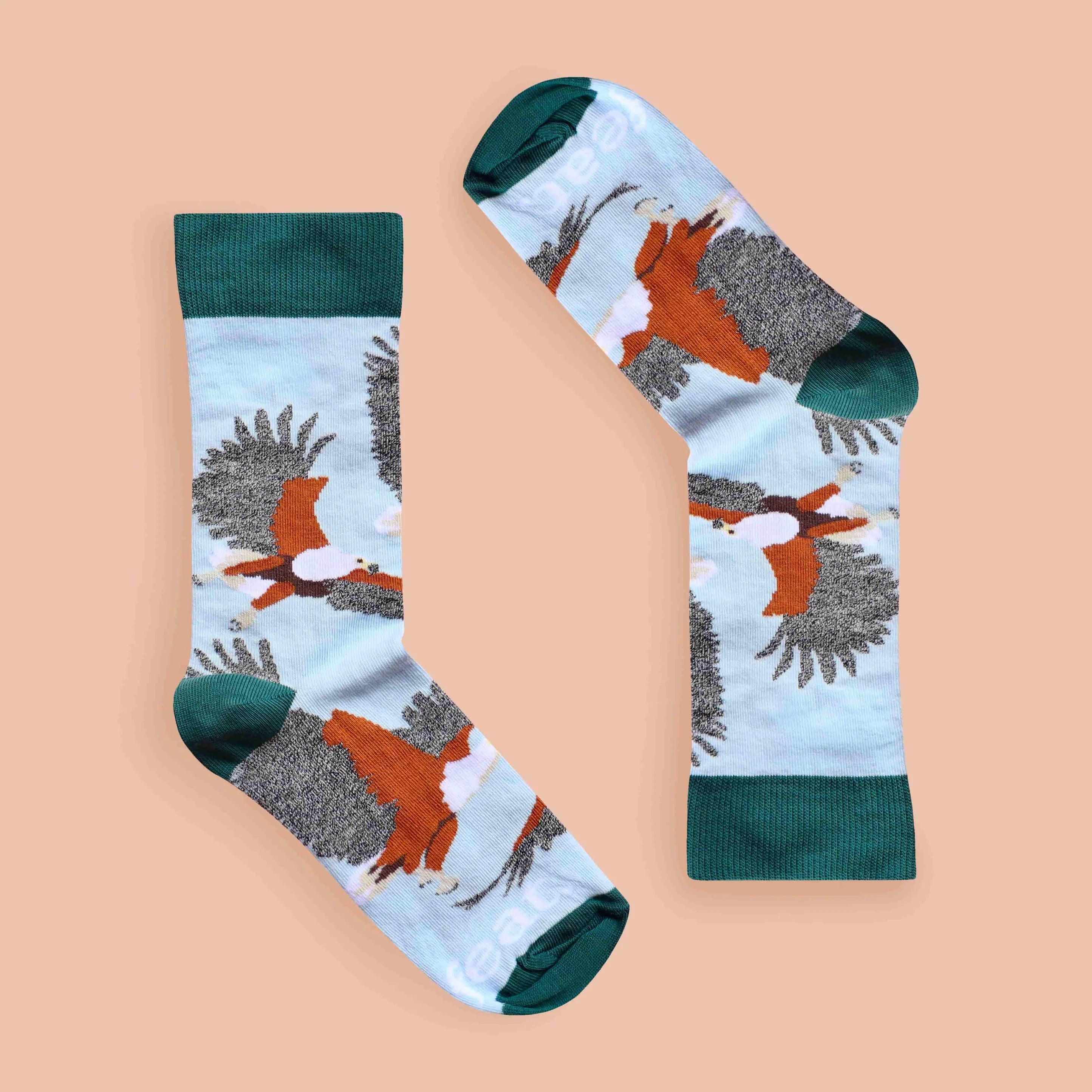 Fish Eagle Socks (His & Hers sizes)