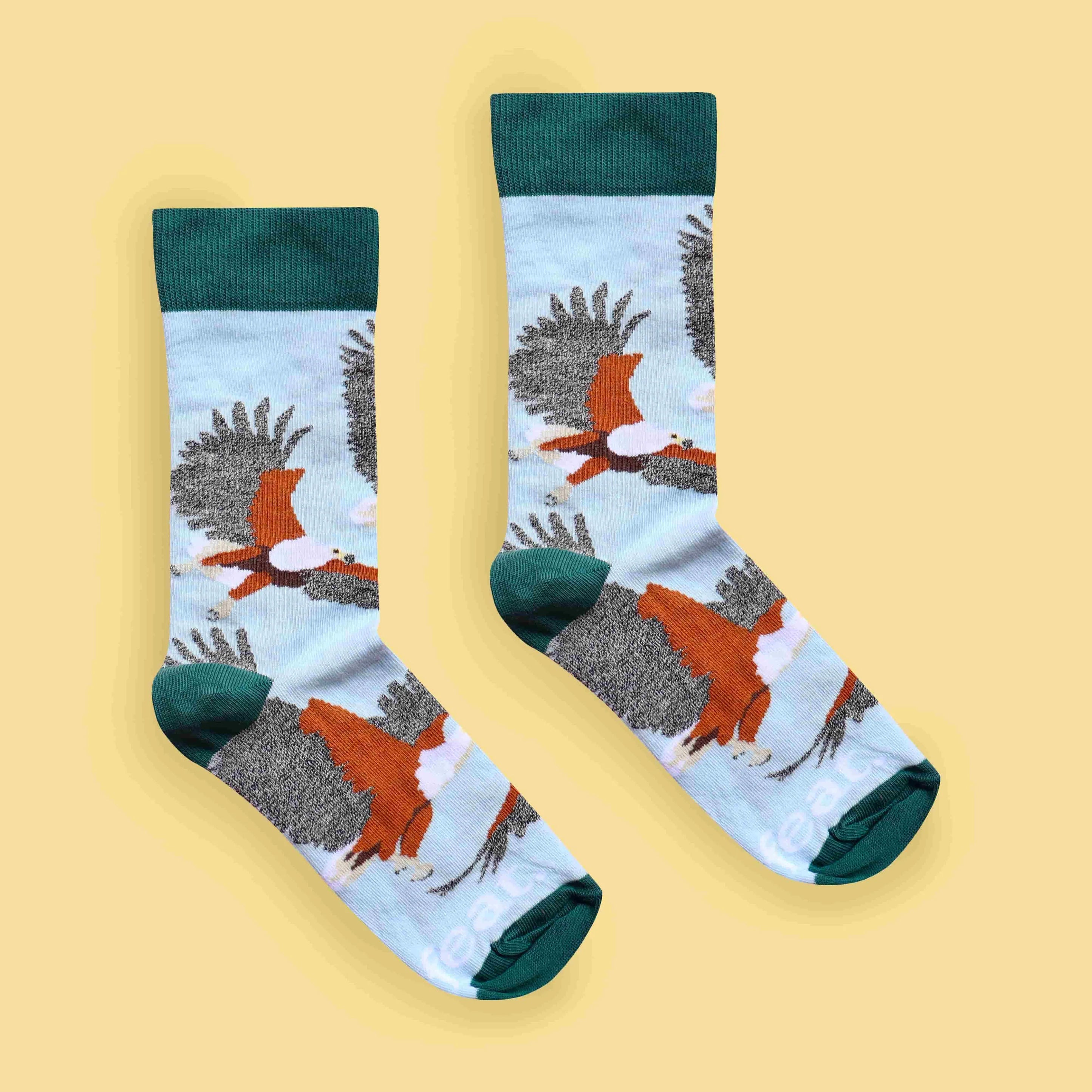 Fish Eagle Socks (His & Hers sizes)