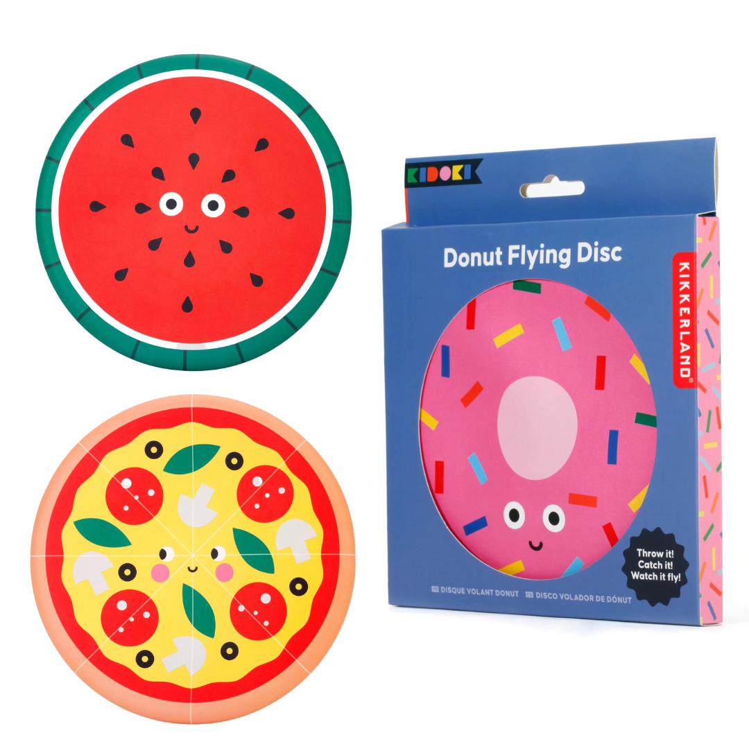 Flexible Silicone Flying Discs (assorted designs)