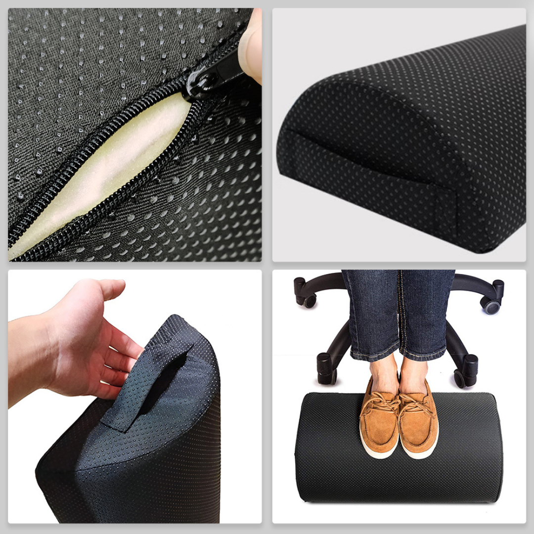 Under Desk Non-Slip Ergonomic Foam Foot Rest Pillow