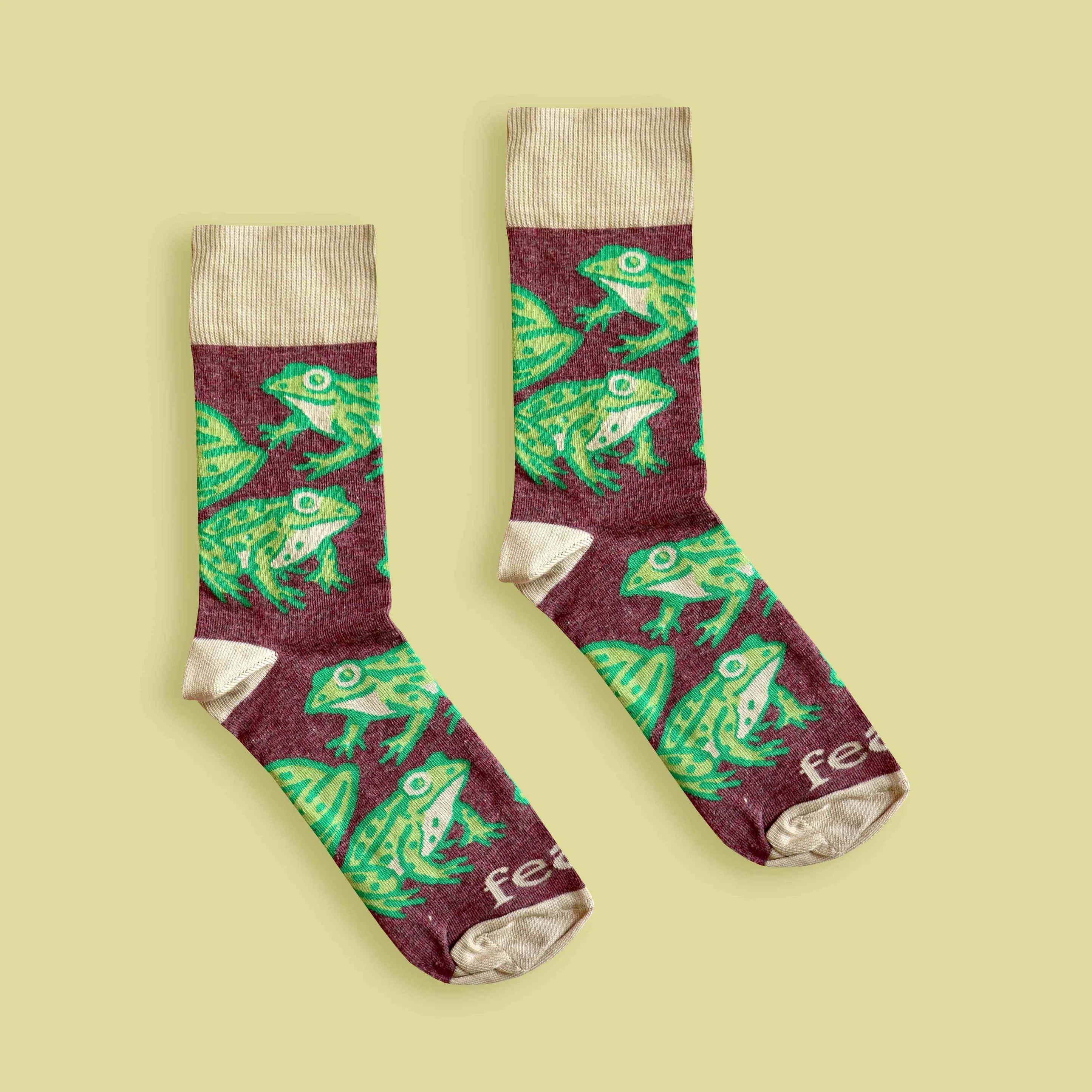 Cape River Frog Socks (His & Hers sizes)
