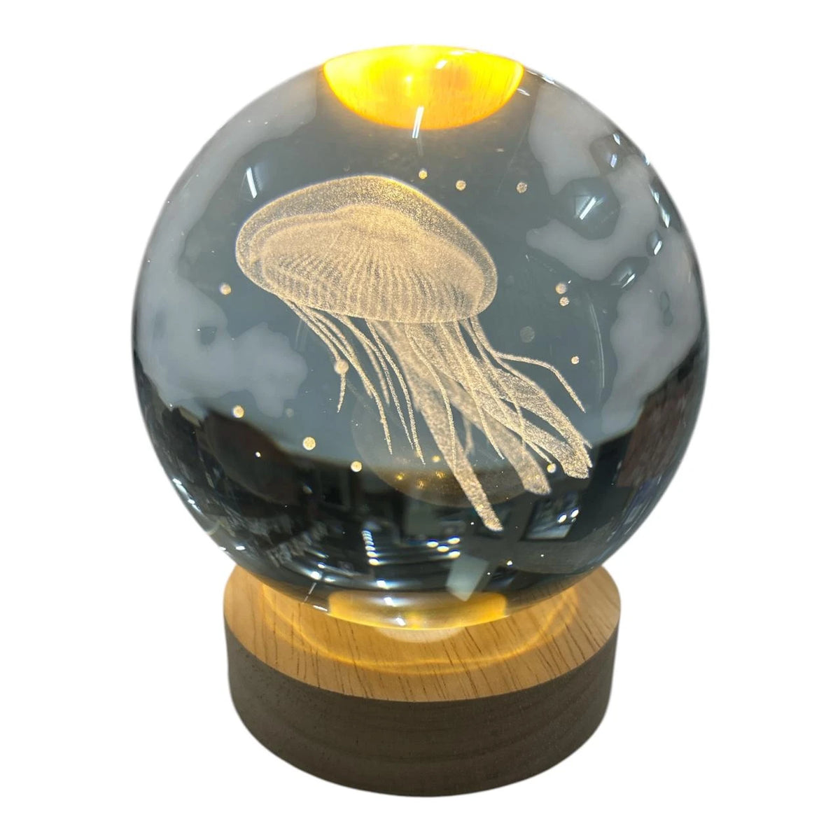 Jellyfish 3D Crystal Light Globe (10cm)