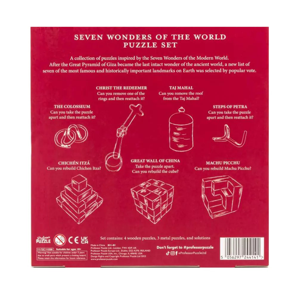 Seven Wonders of the World – Deluxe Set of 7 Puzzles