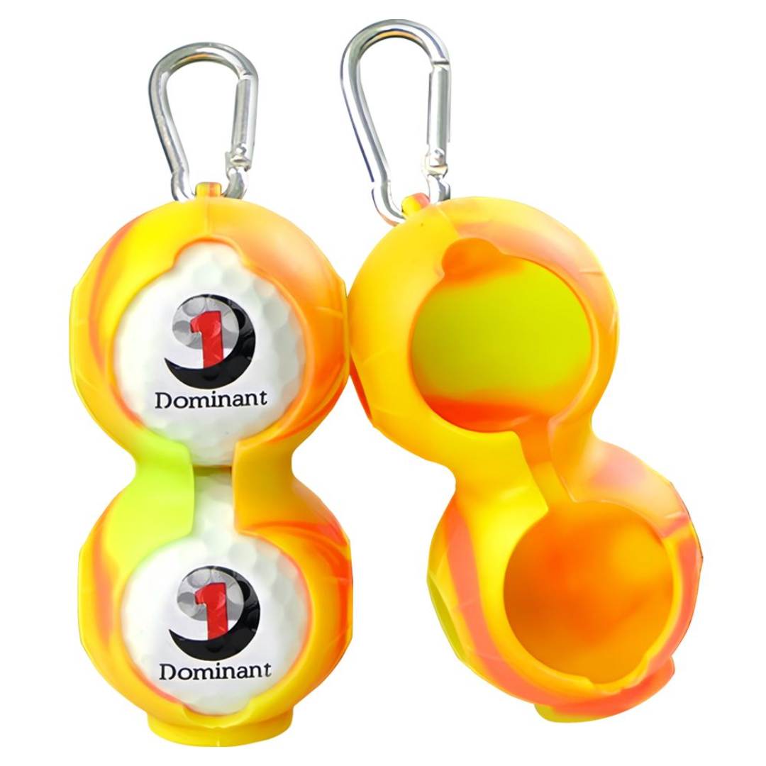 Silicone Golf Ball Sleeve with Carabiner