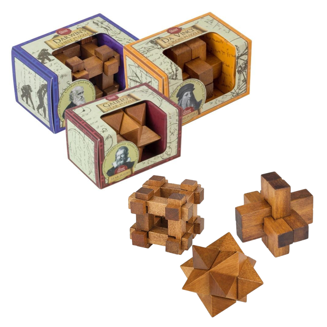 Great Minds Mini Wooden Puzzles