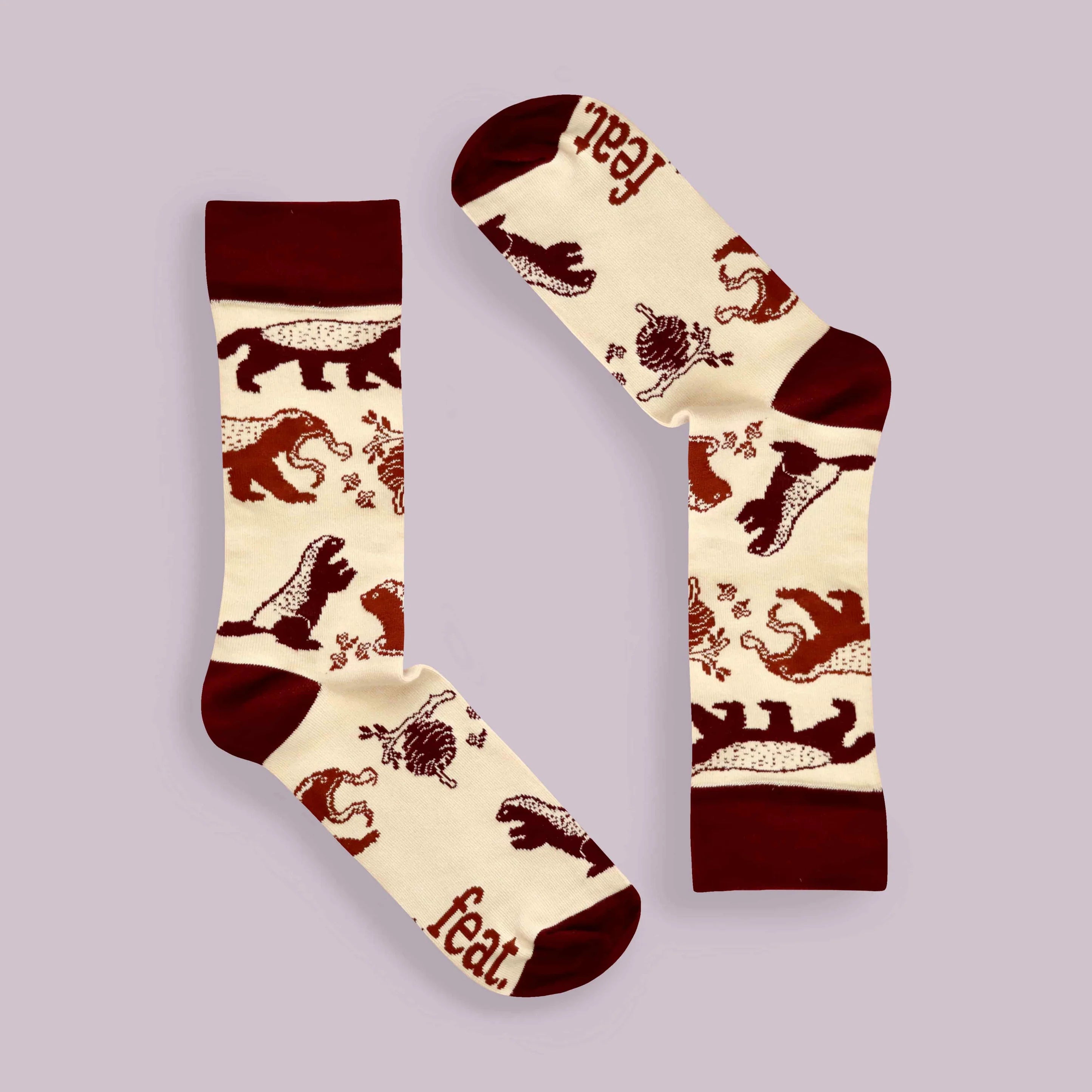 Honey Badger Socks (His & Hers sizes)