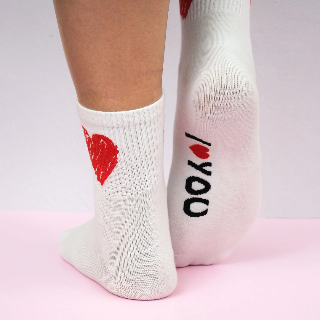 "I Love You" Novelty Socks for Her