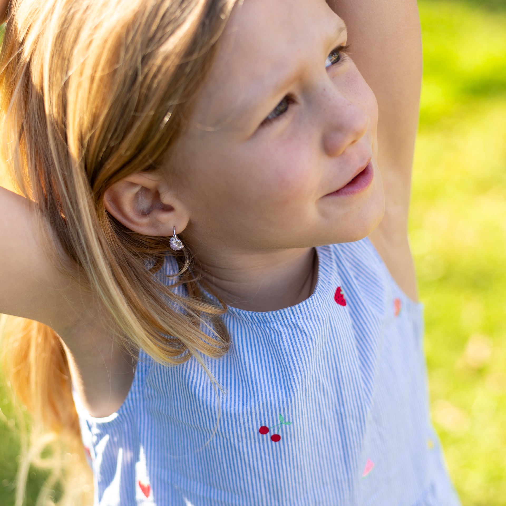 Sterling Silver Kids' Unicorn Hoops