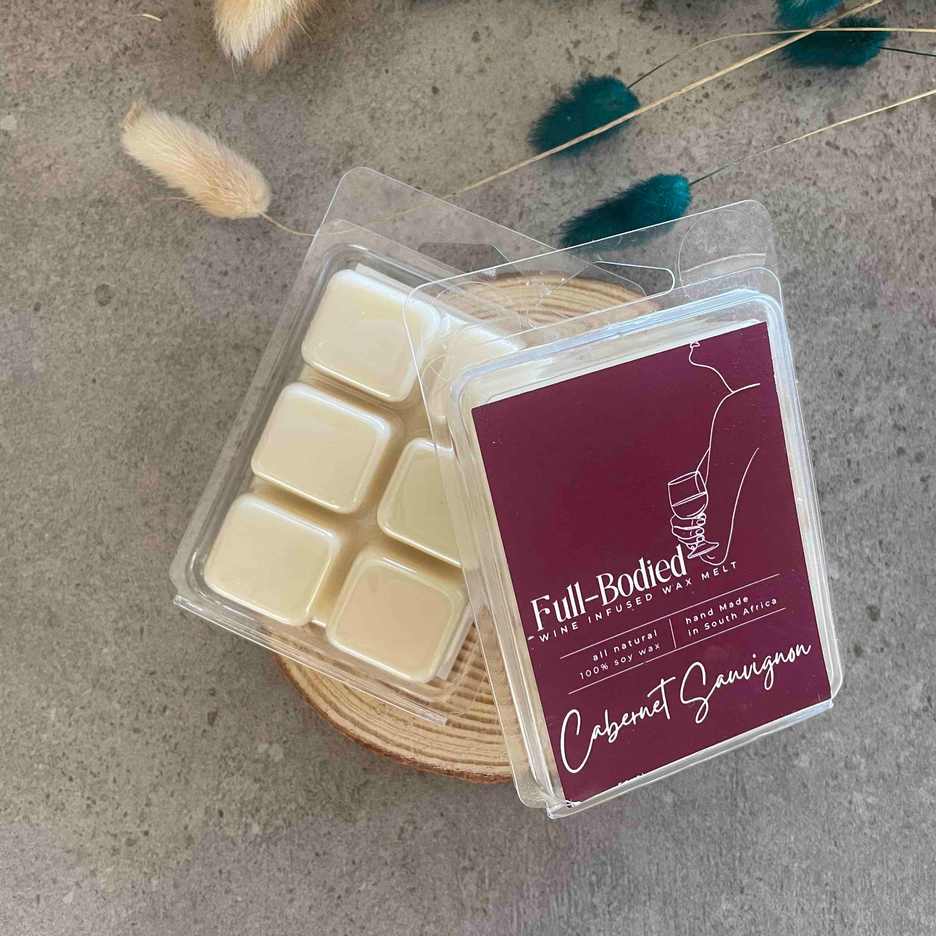 Wine-Infused Natural Soy Wax Melts (assorted)