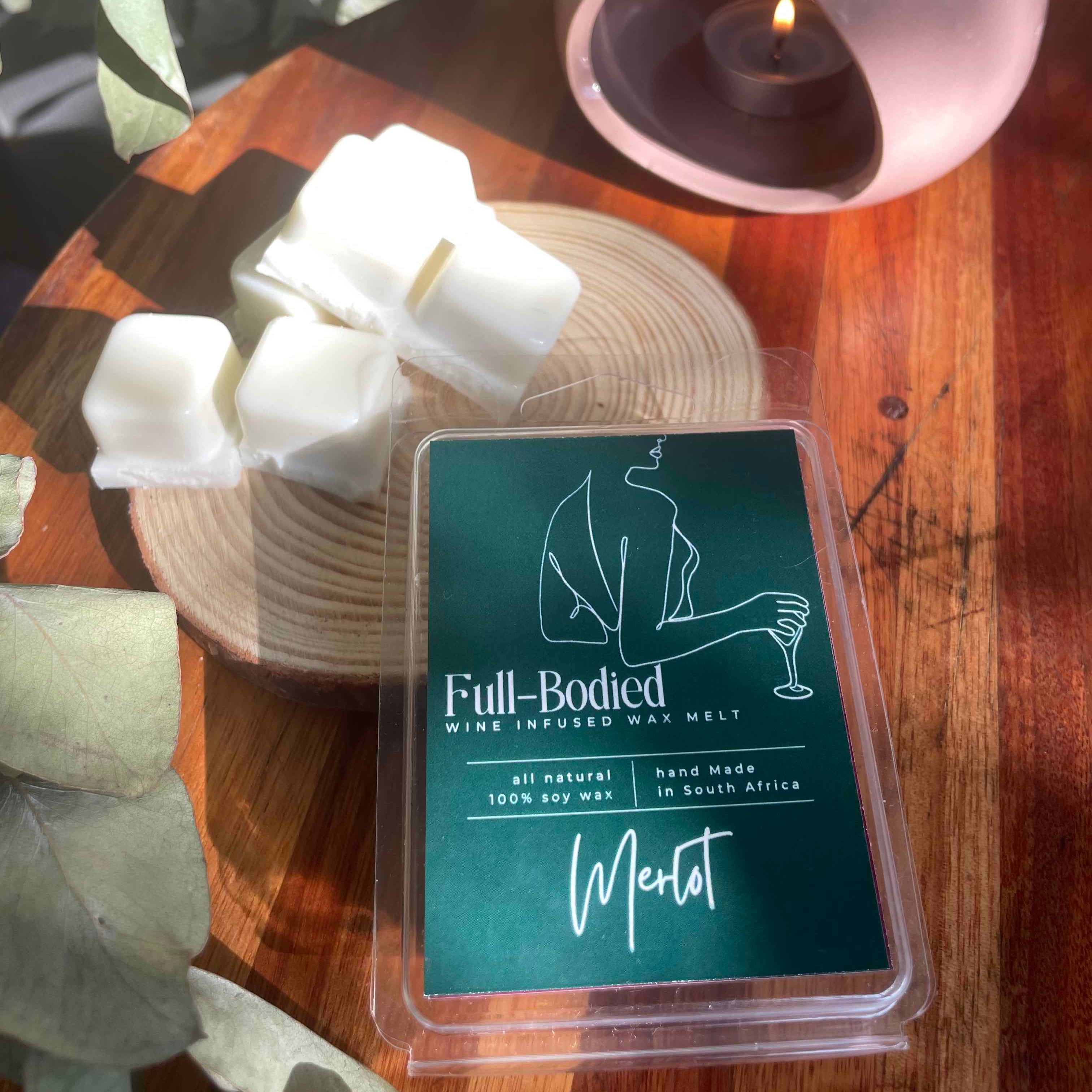 Wine-Infused Natural Soy Wax Melts (assorted)