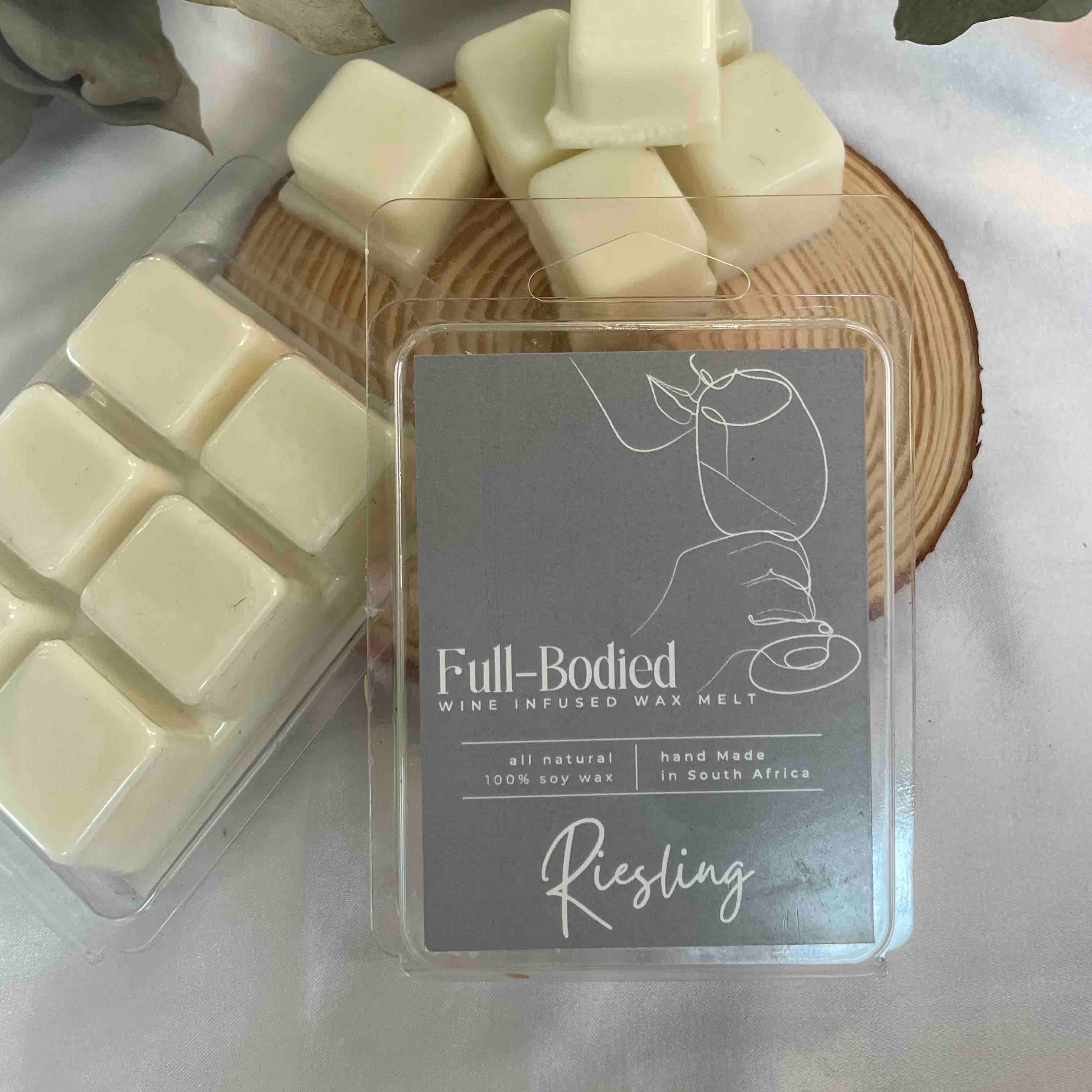 Wine-Infused Natural Soy Wax Melts (assorted)