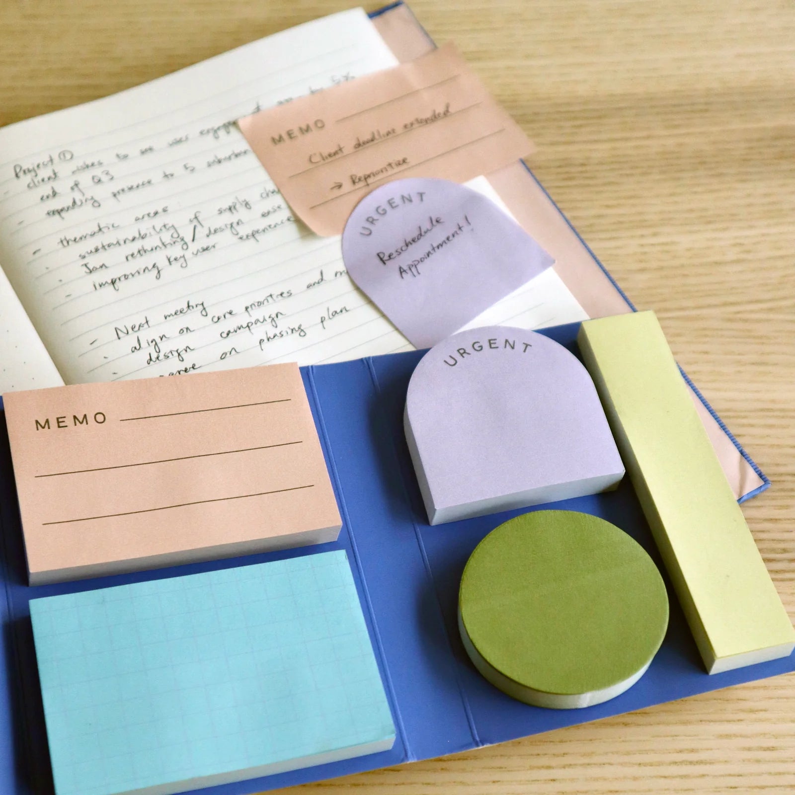 Set of 5 Pocket Sticky Notes