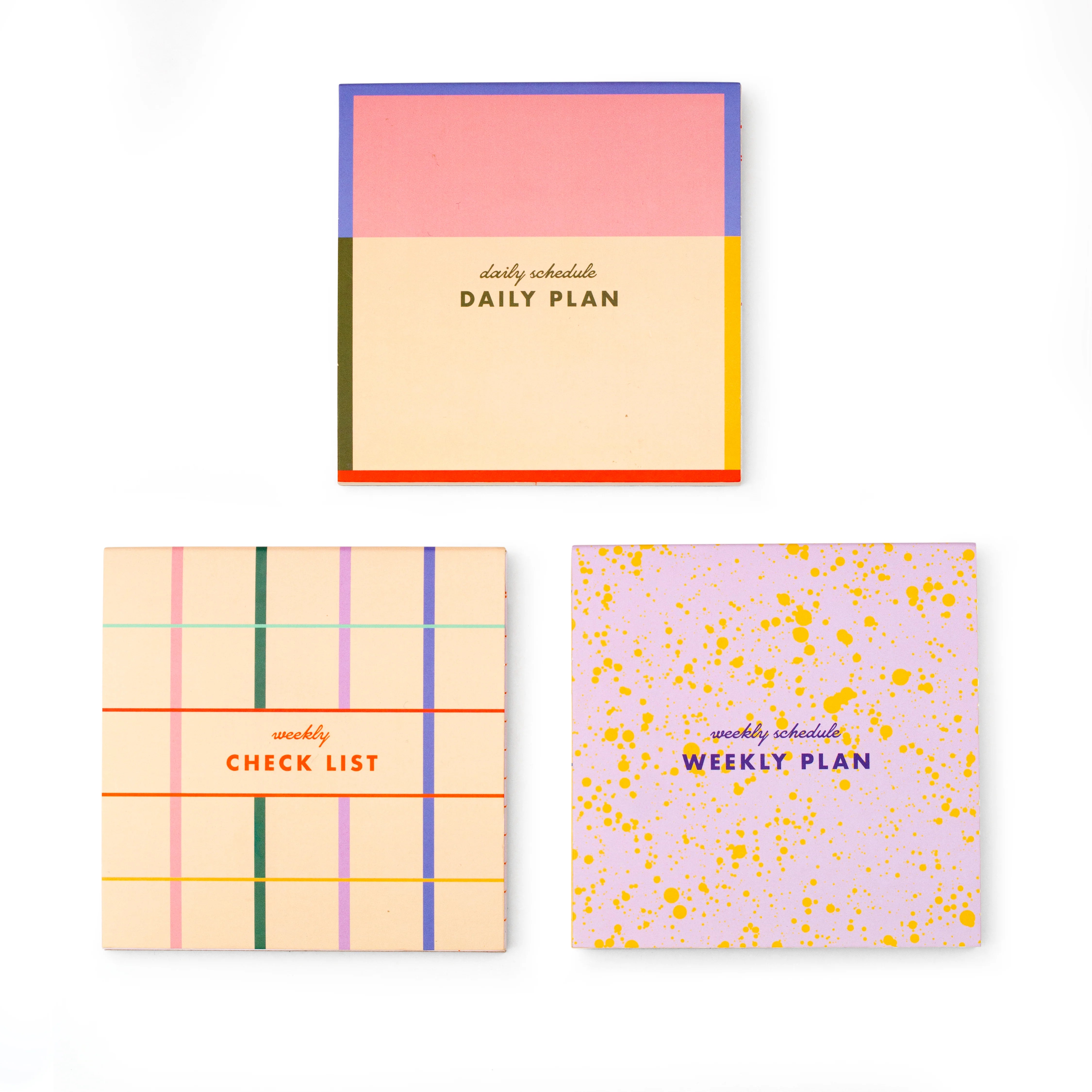 Inkerie Sticky Note Memo Pads (Set of 3)