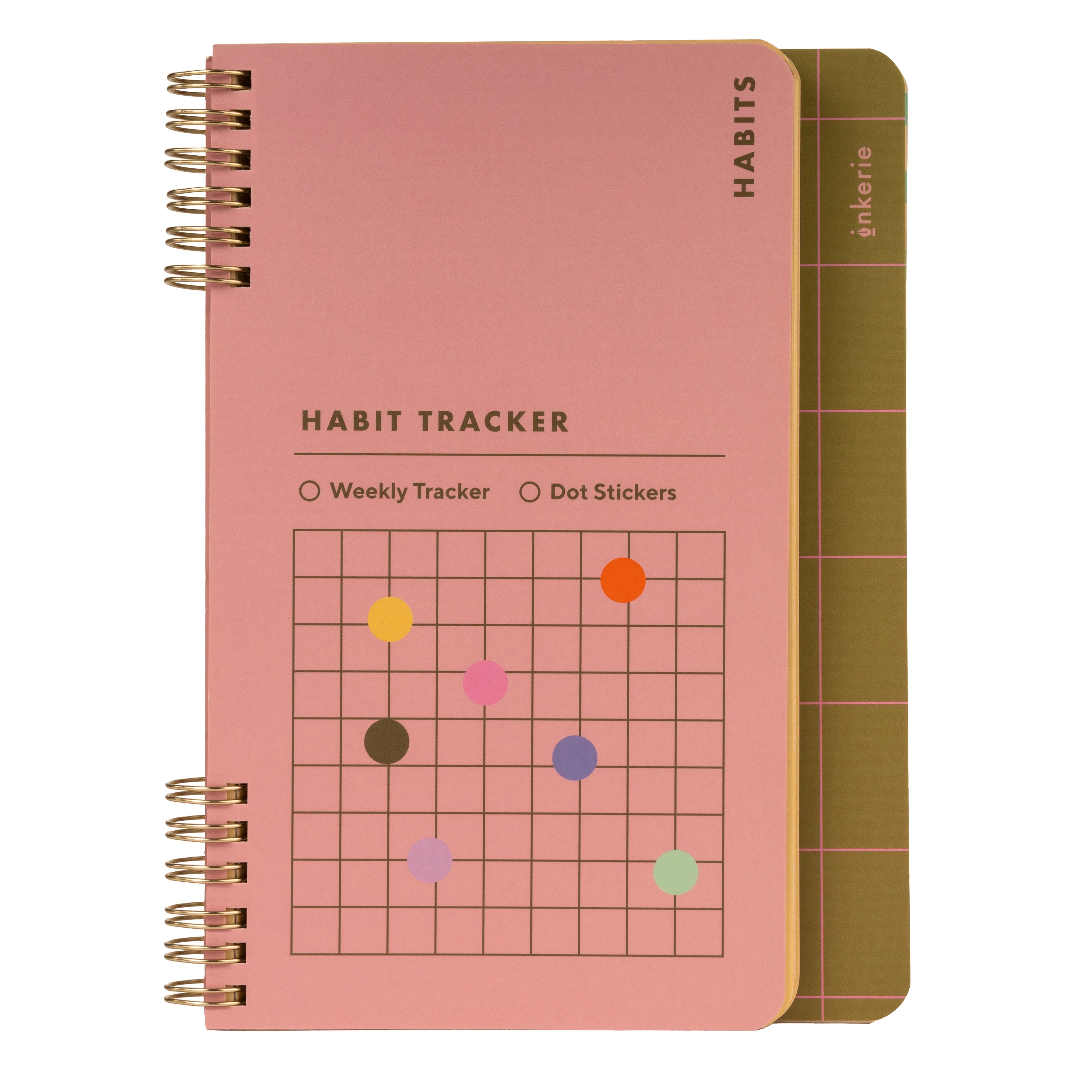 Inkerie Habit & Goals Tracker Notebook