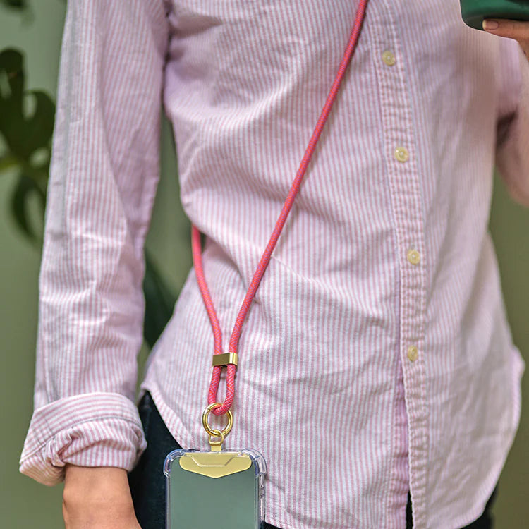 Inkerie Phone Lanyard / Charging Cable Combo (Blue or Pink)