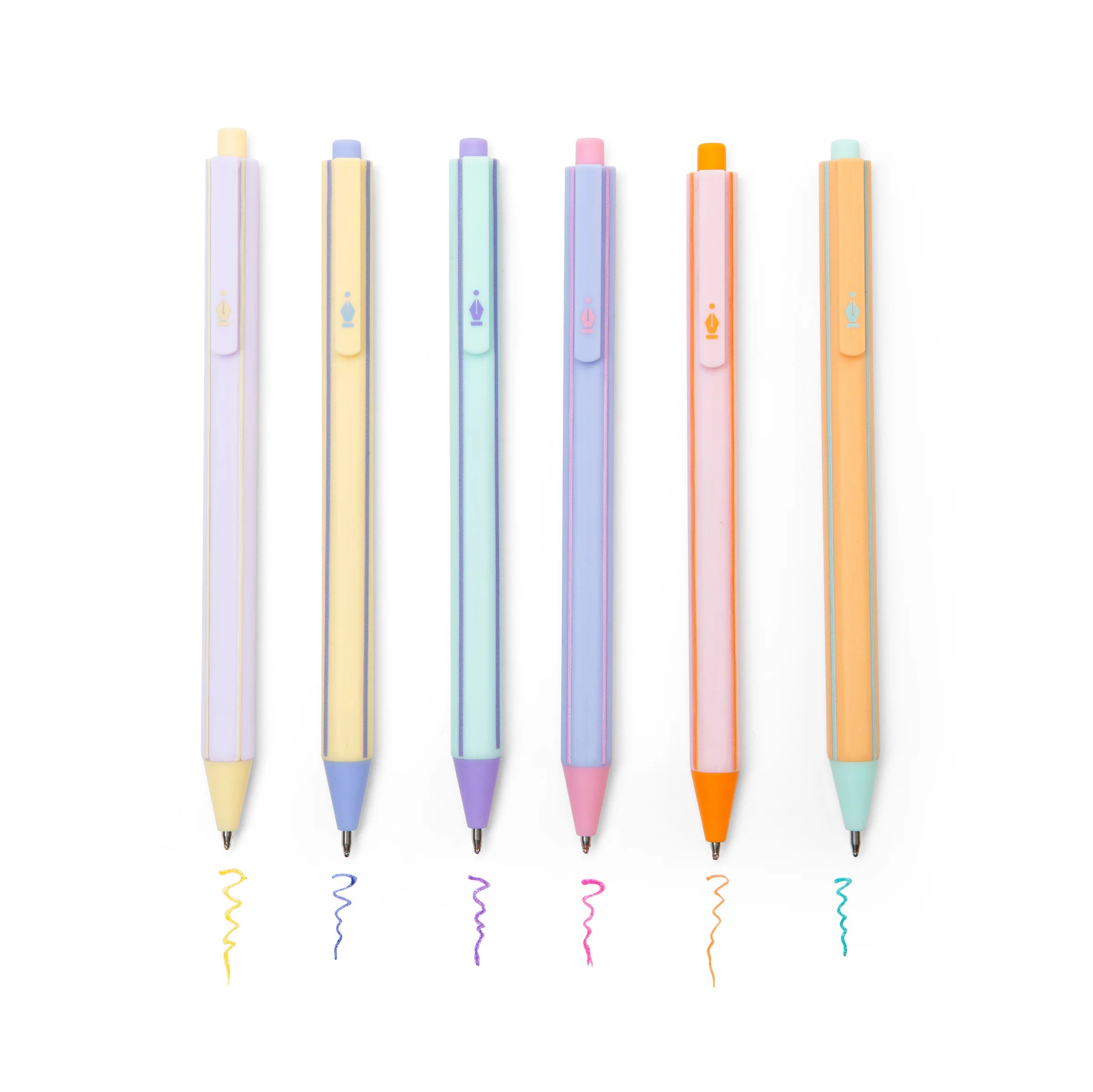 Inkerie Glitter Gel Pens (set of 6)