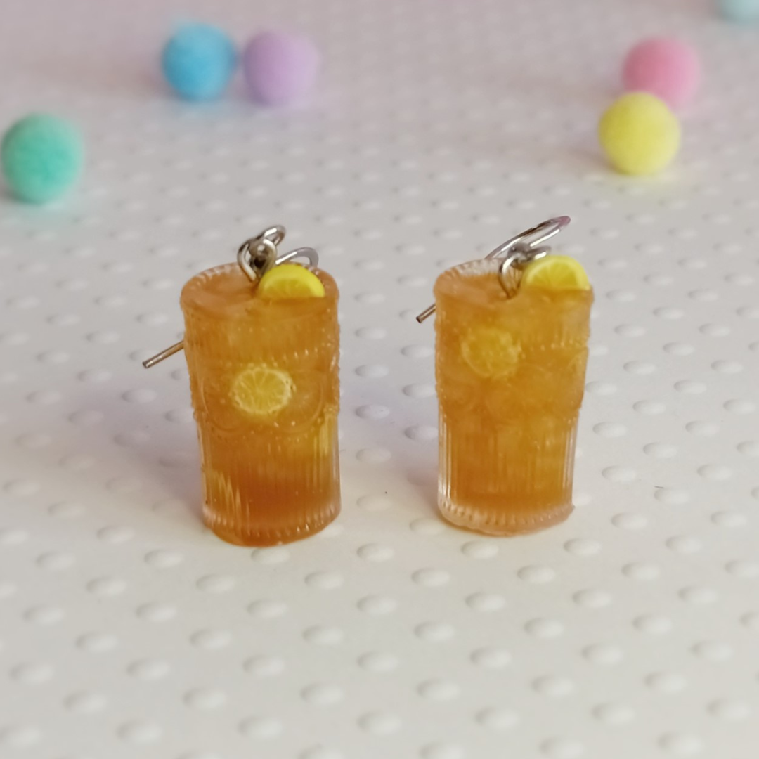 Iced Tea Dangle Earrings