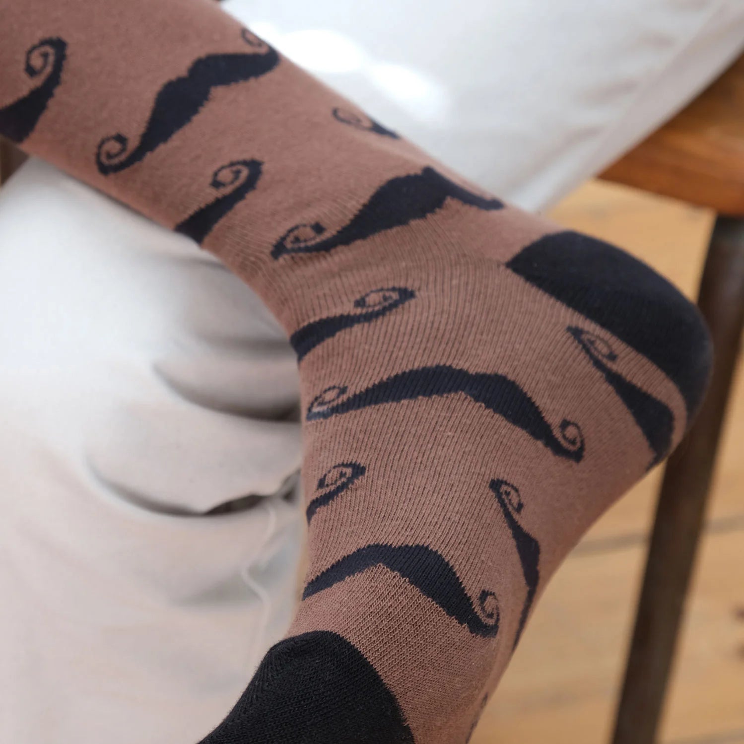 Beard Boss – Novelty Moustache Socks