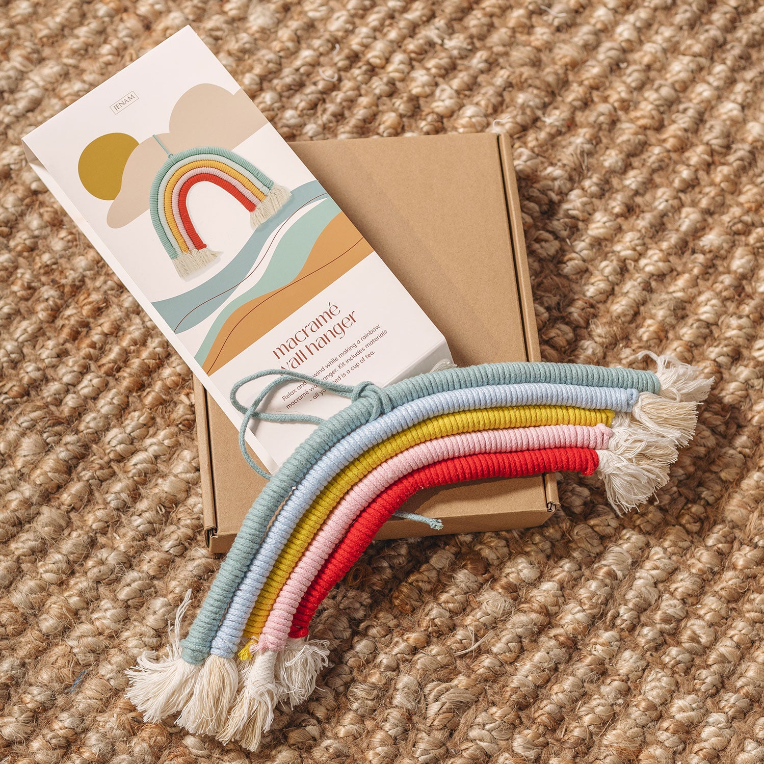 Rituals DIY Macrame Rainbow Wall Hanger Kit