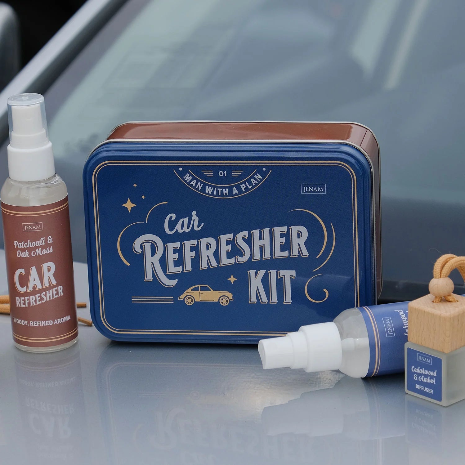 Car Refresher Kit Gift Tin