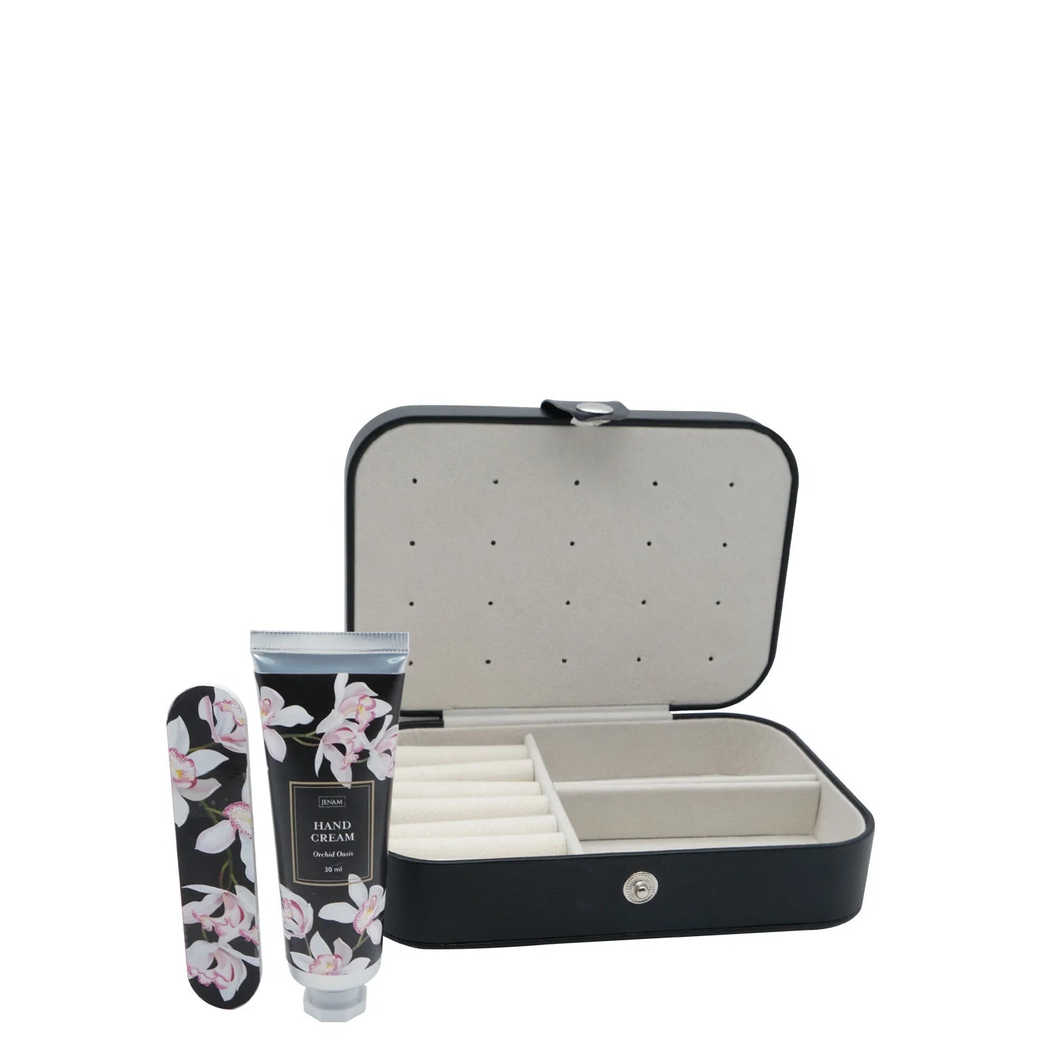 Orchid Oasis Jewellery Travel Case Gift Set
